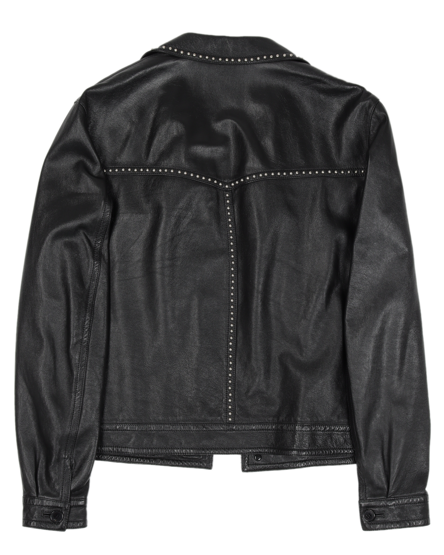 SS16 Surf Sounds Studded Leather Jacket