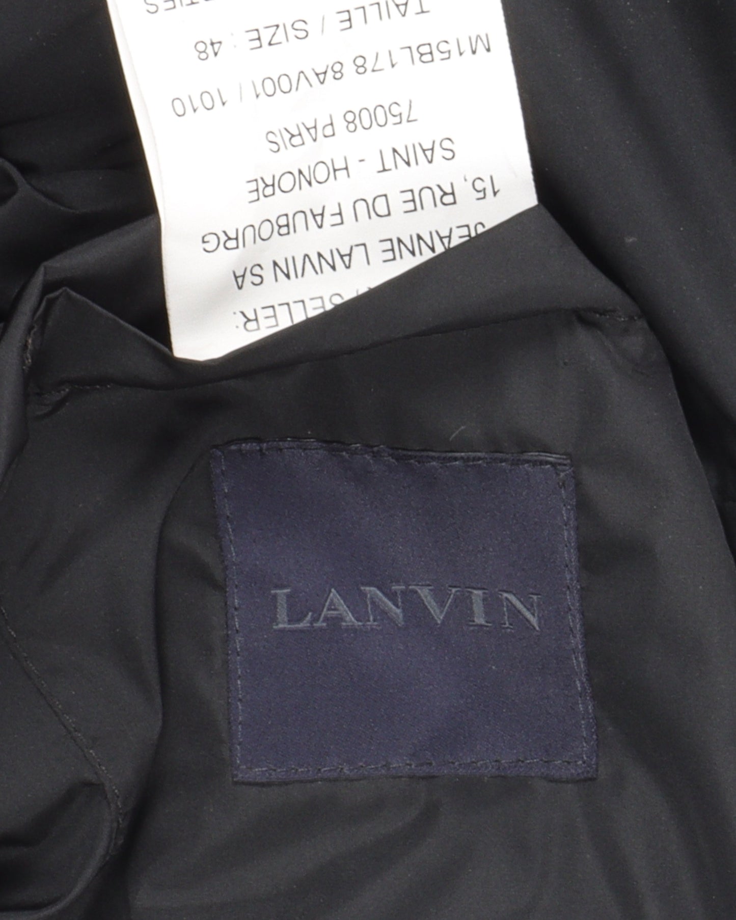 Leather Sleeve Windbreaker