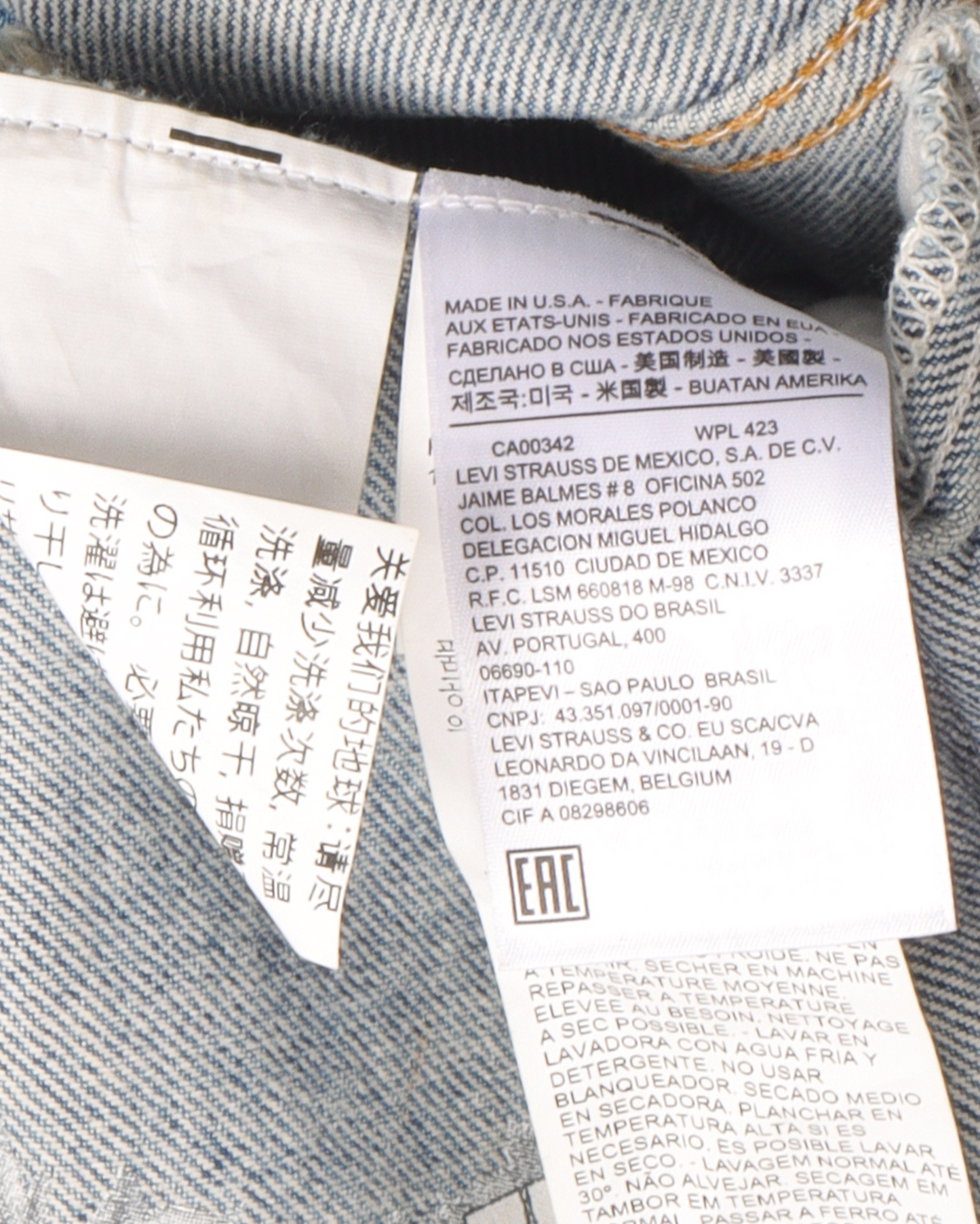 Levi's Cotton Wreath Denim Jacket