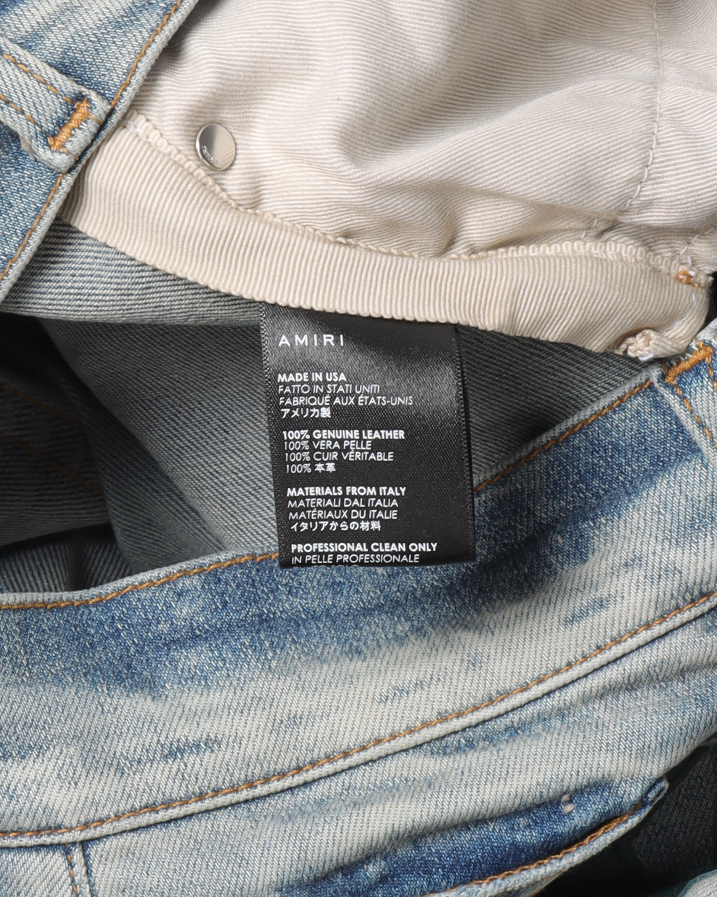 Chemist Leather Star Jeans