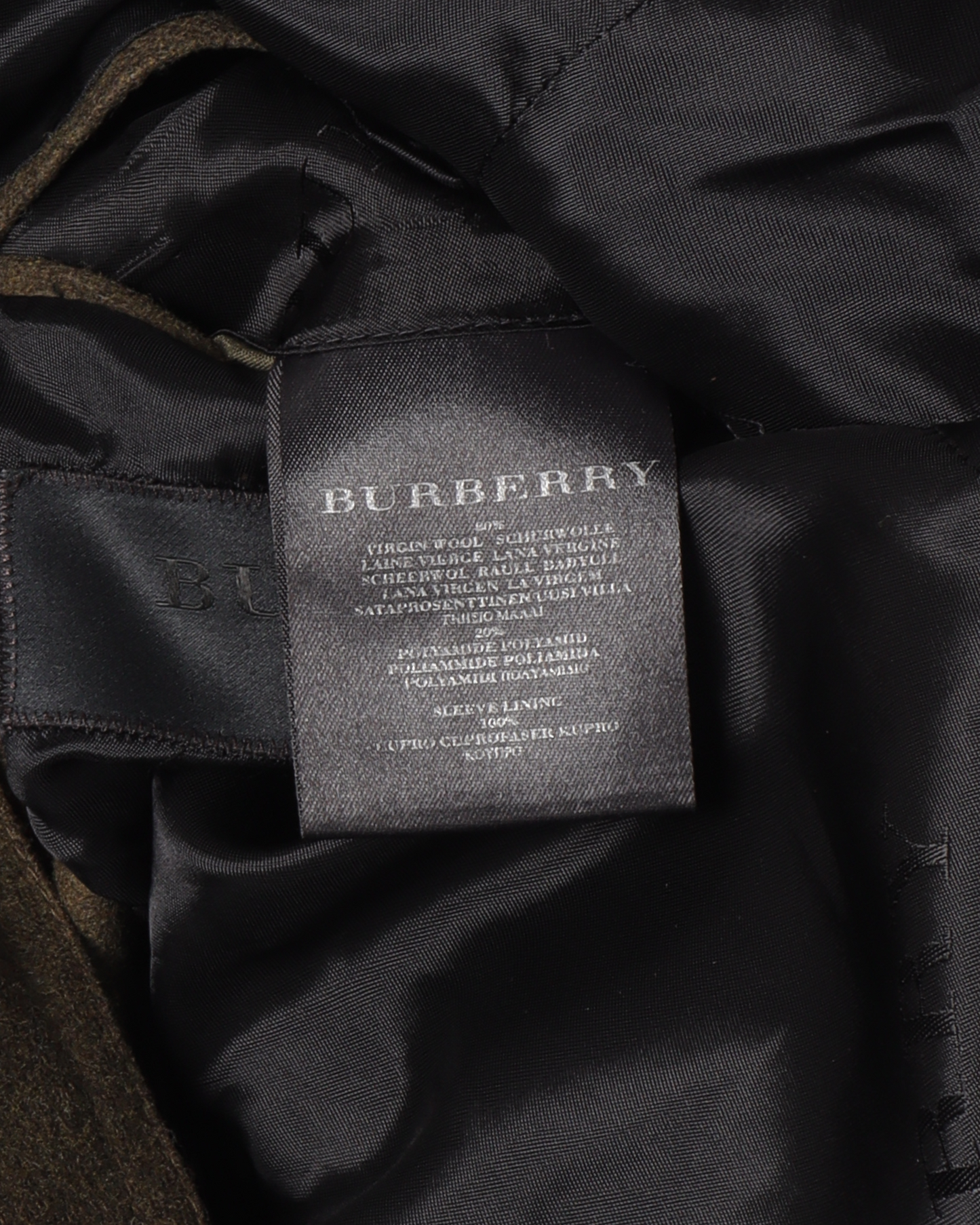 Olive Military Style Jacket