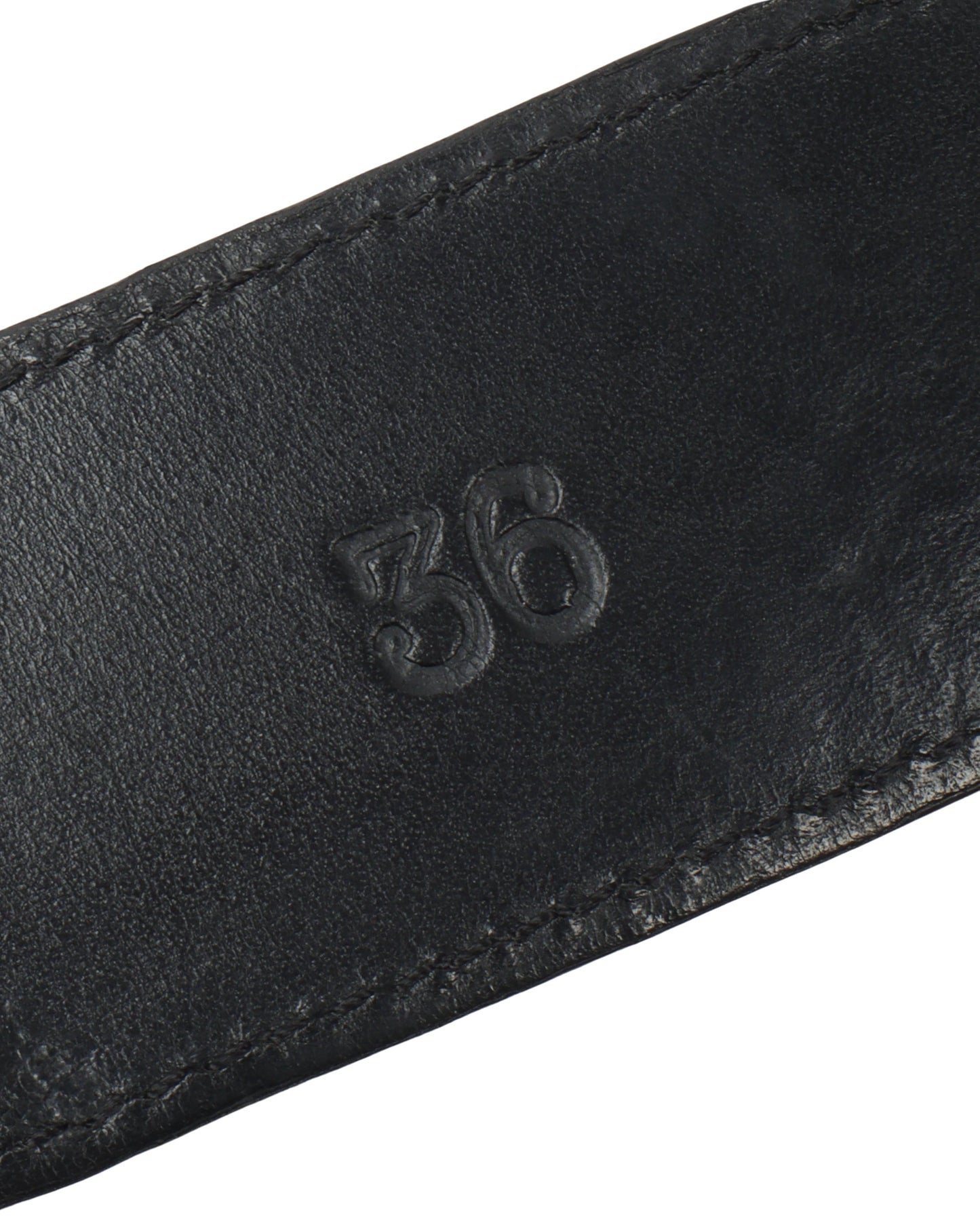 Pony Hair Leopard Scroll Belt