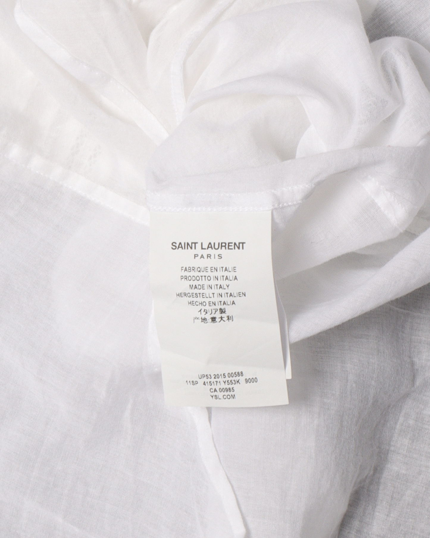 White Cotton Flared Shirt