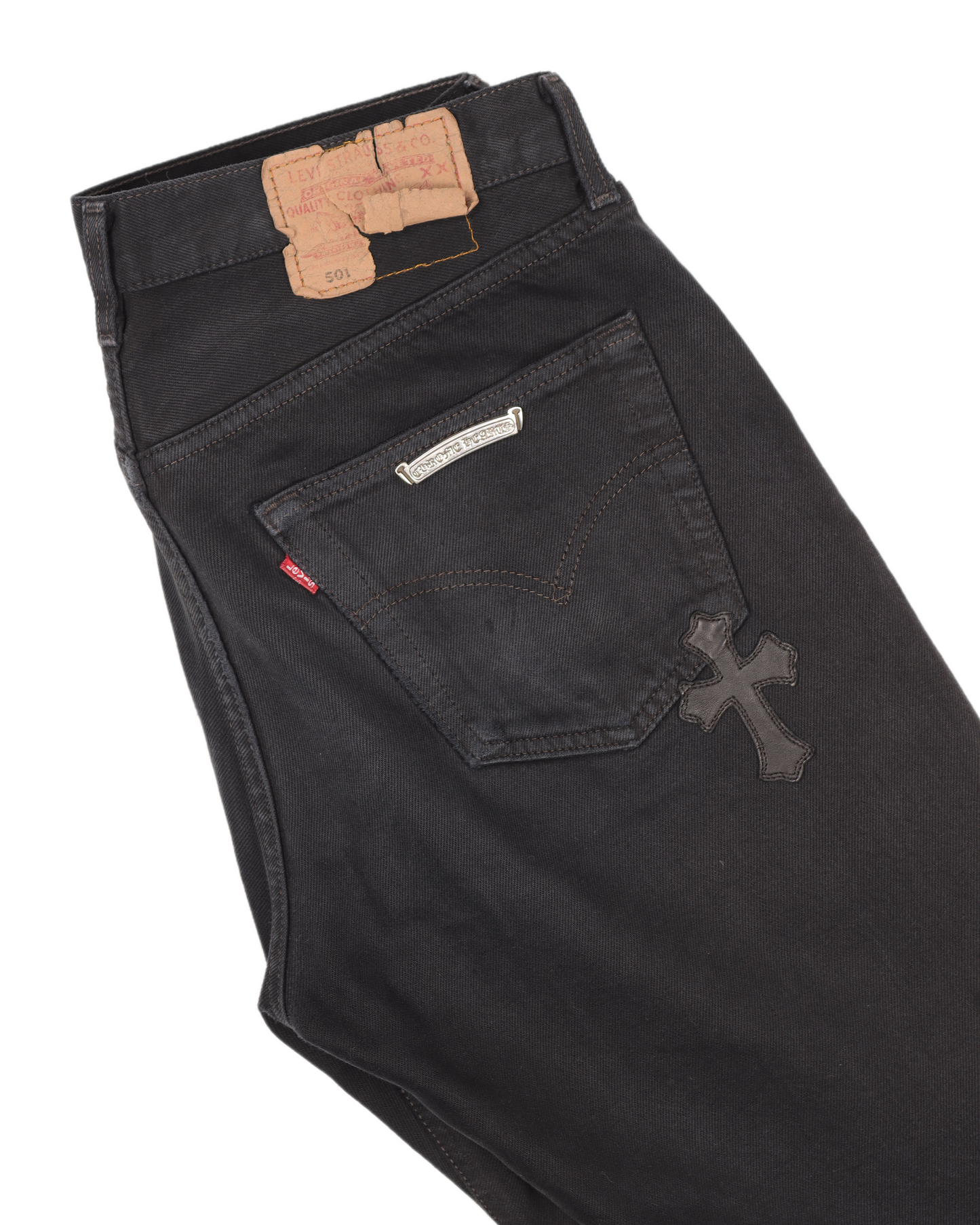 LEVI'S LEOPARD CROSS PATCH DENIM