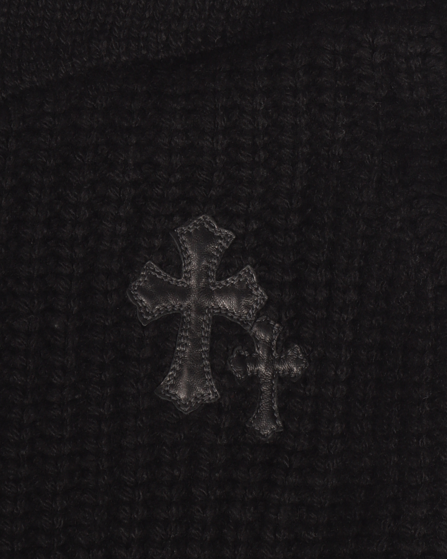 Cross Patch Cashmere Sweater-Dress