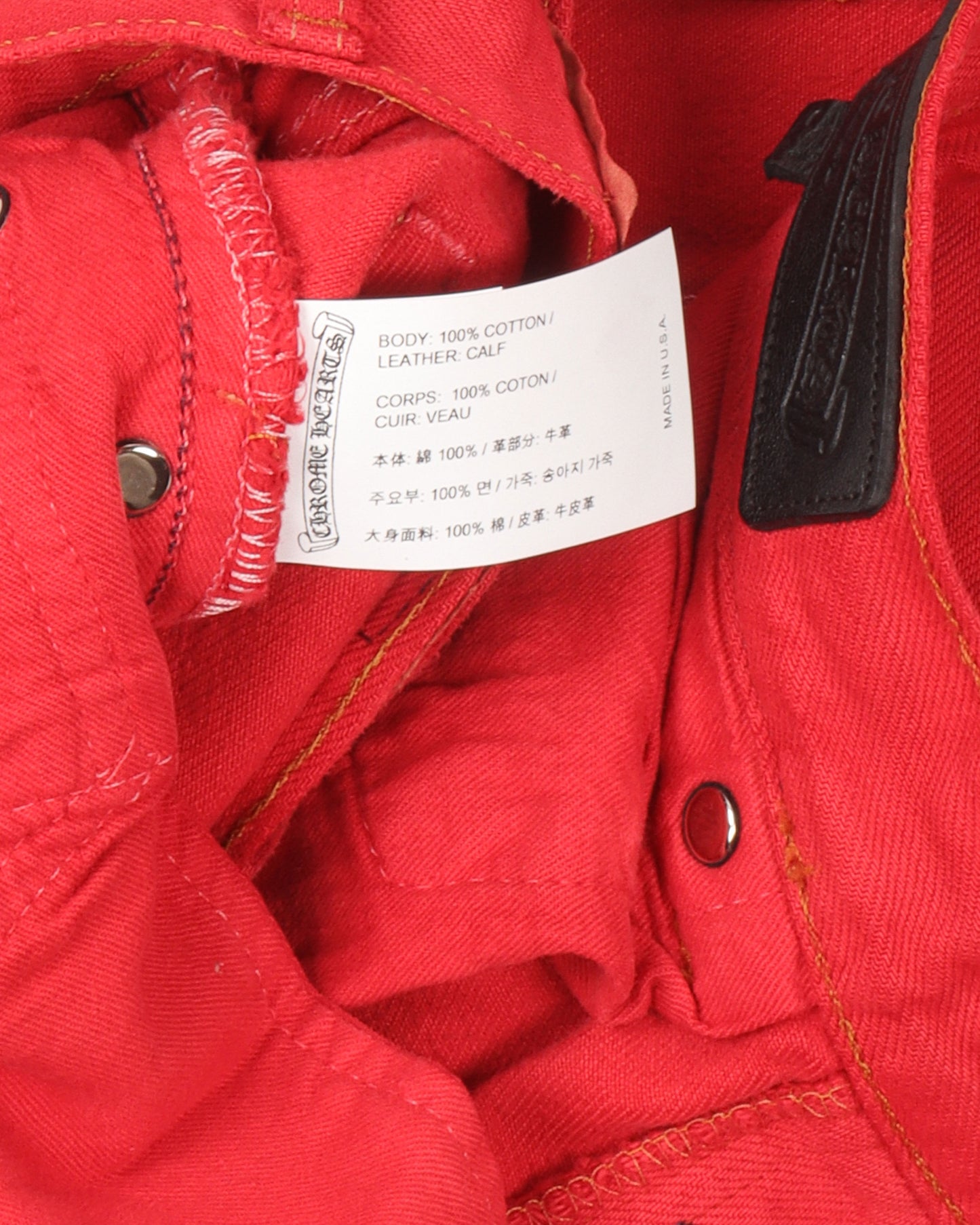 Levi's Leather Cross Dyed Jeans