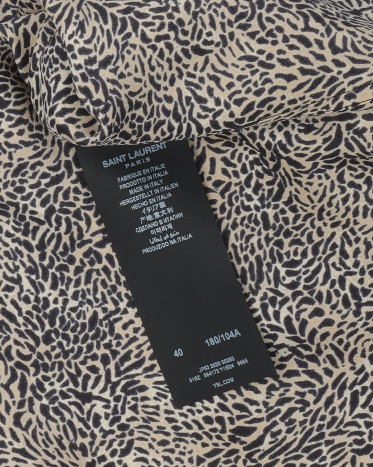Tiger Print Button Shirt