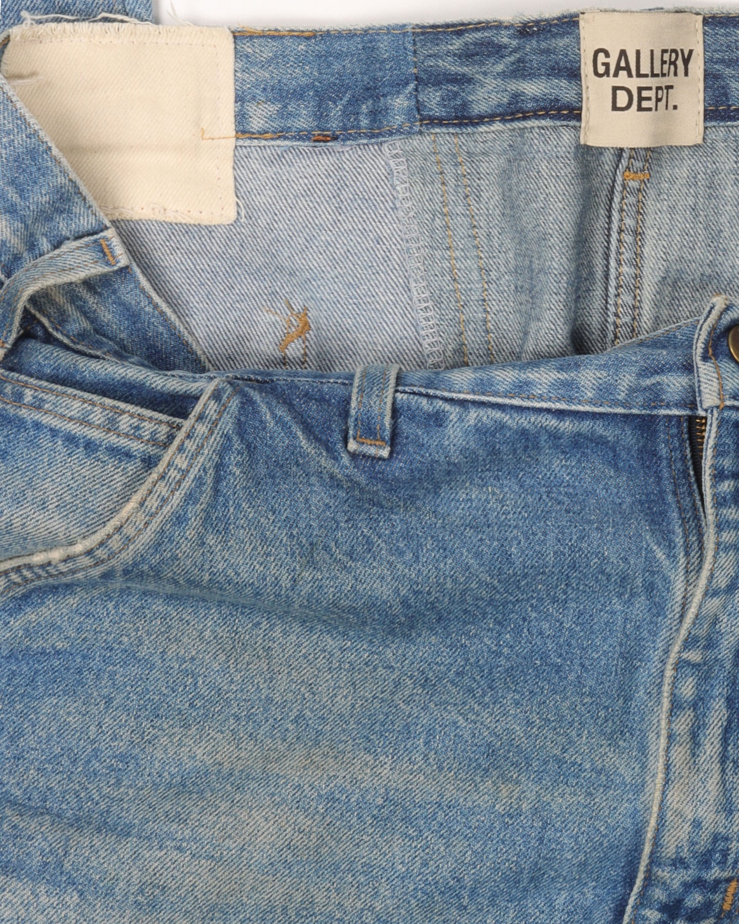 La Flare Light Wash Carpenter Pants