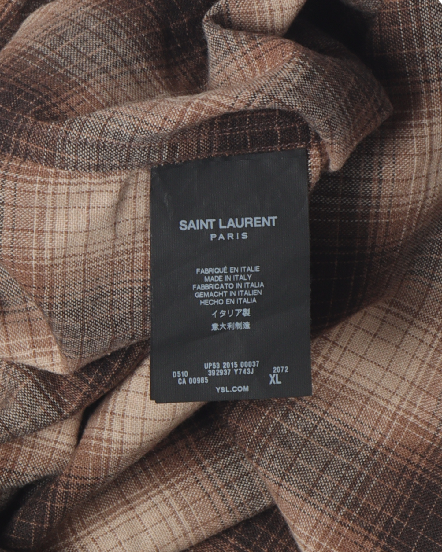 Brown Plaid Shirt