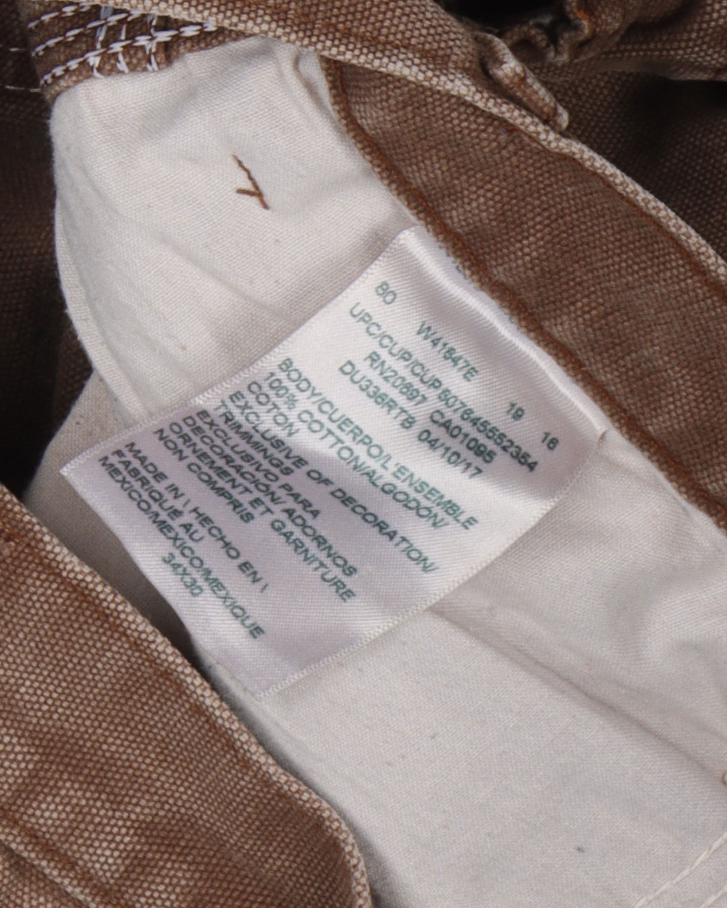 Dickies Brown Painted Carpenter Pants