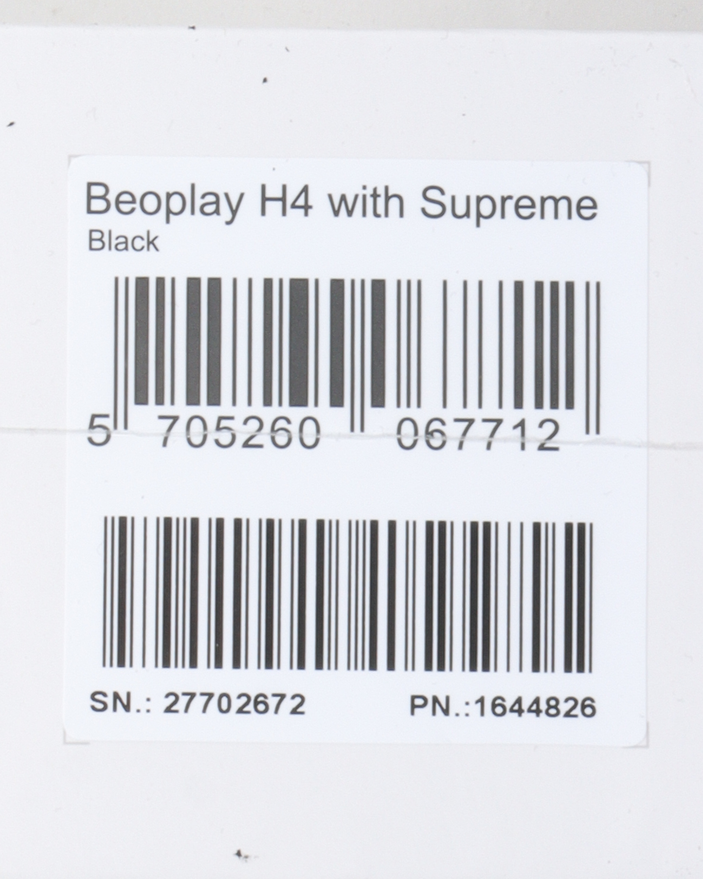 SS17 Bang & Olufsen H4 Headphones