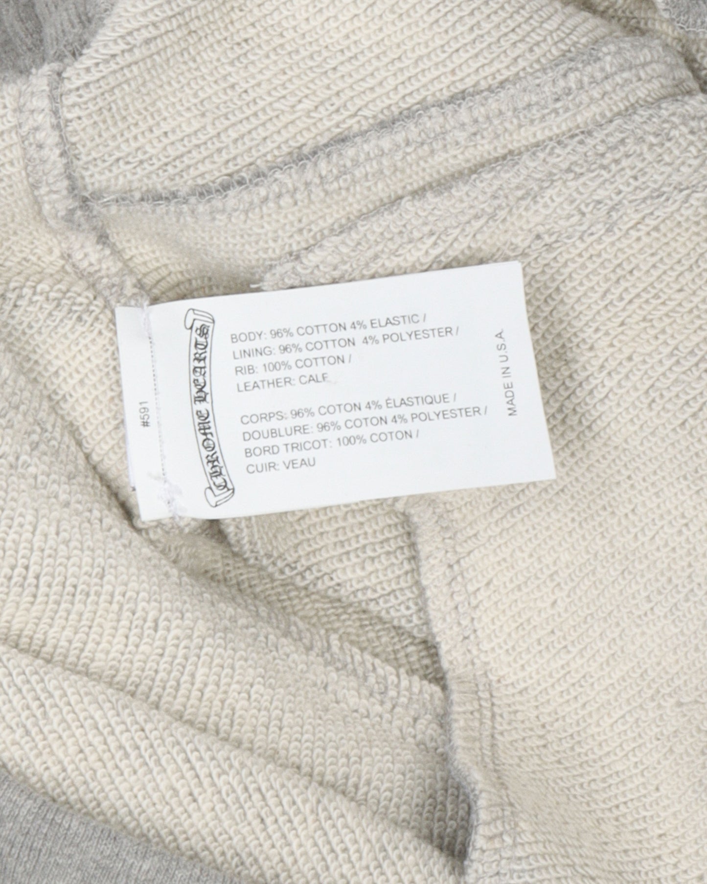 Dagger-Zip Sweatshorts