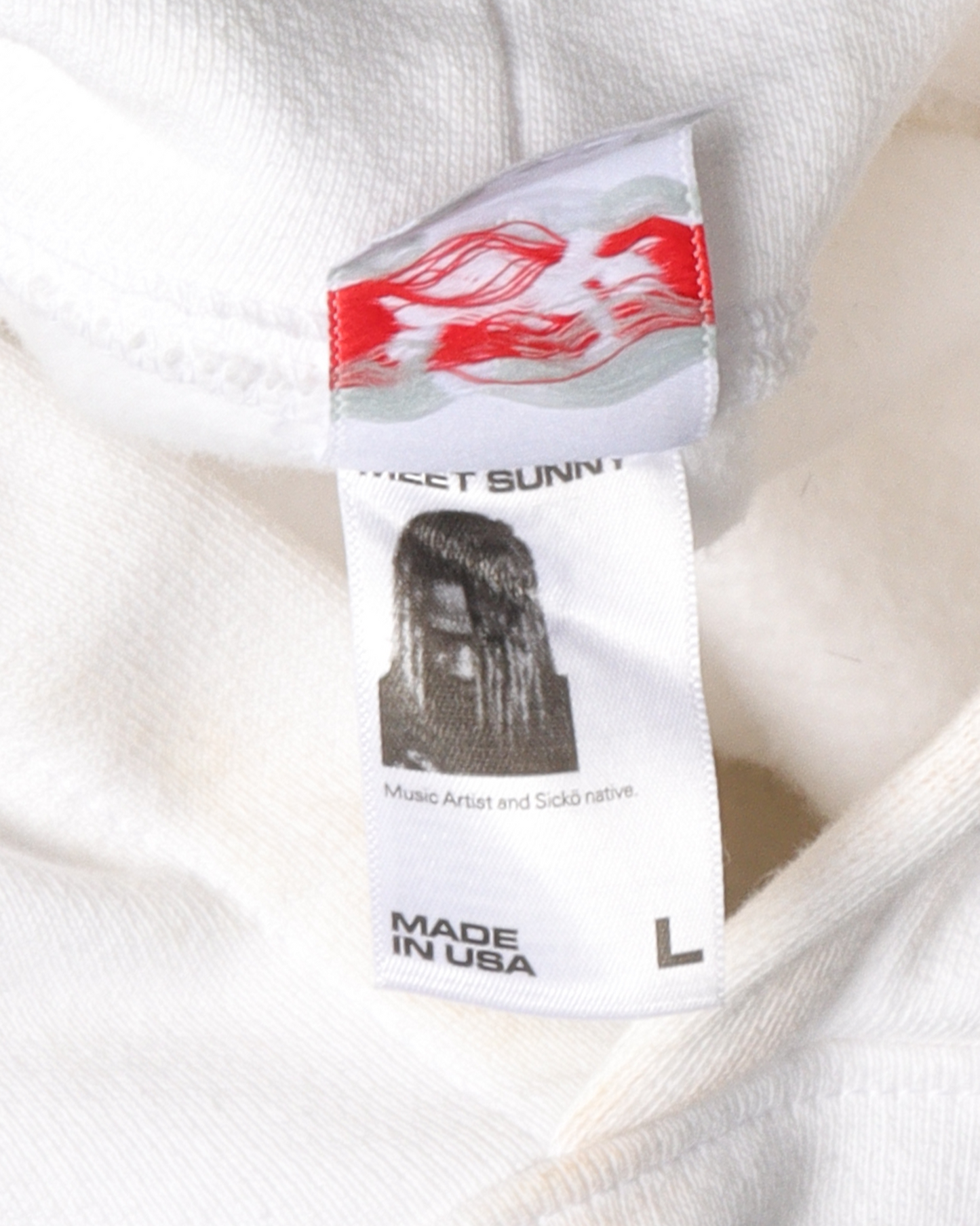 White hoodie