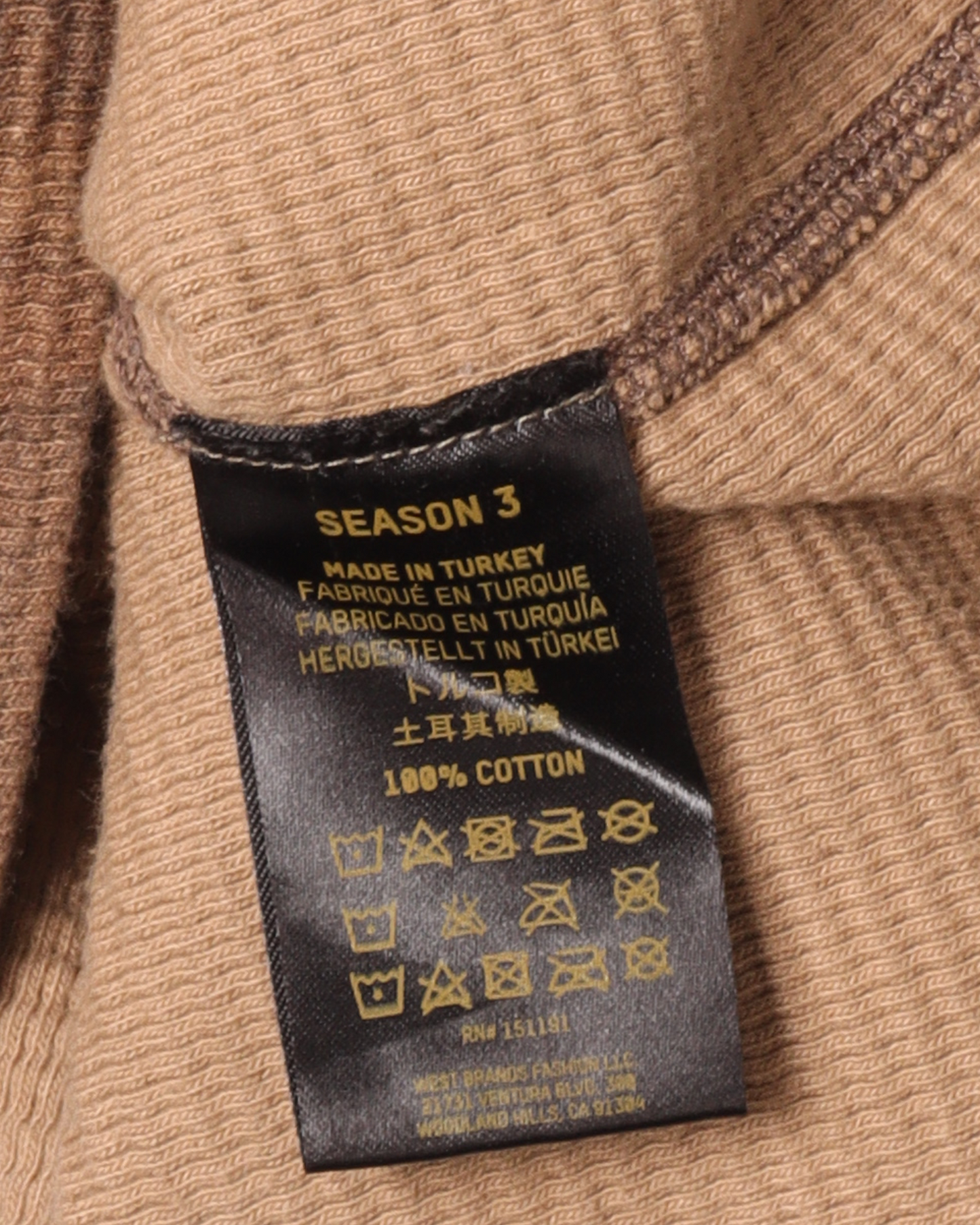 Season 3 Woodland Camouflage Thermal Shirt