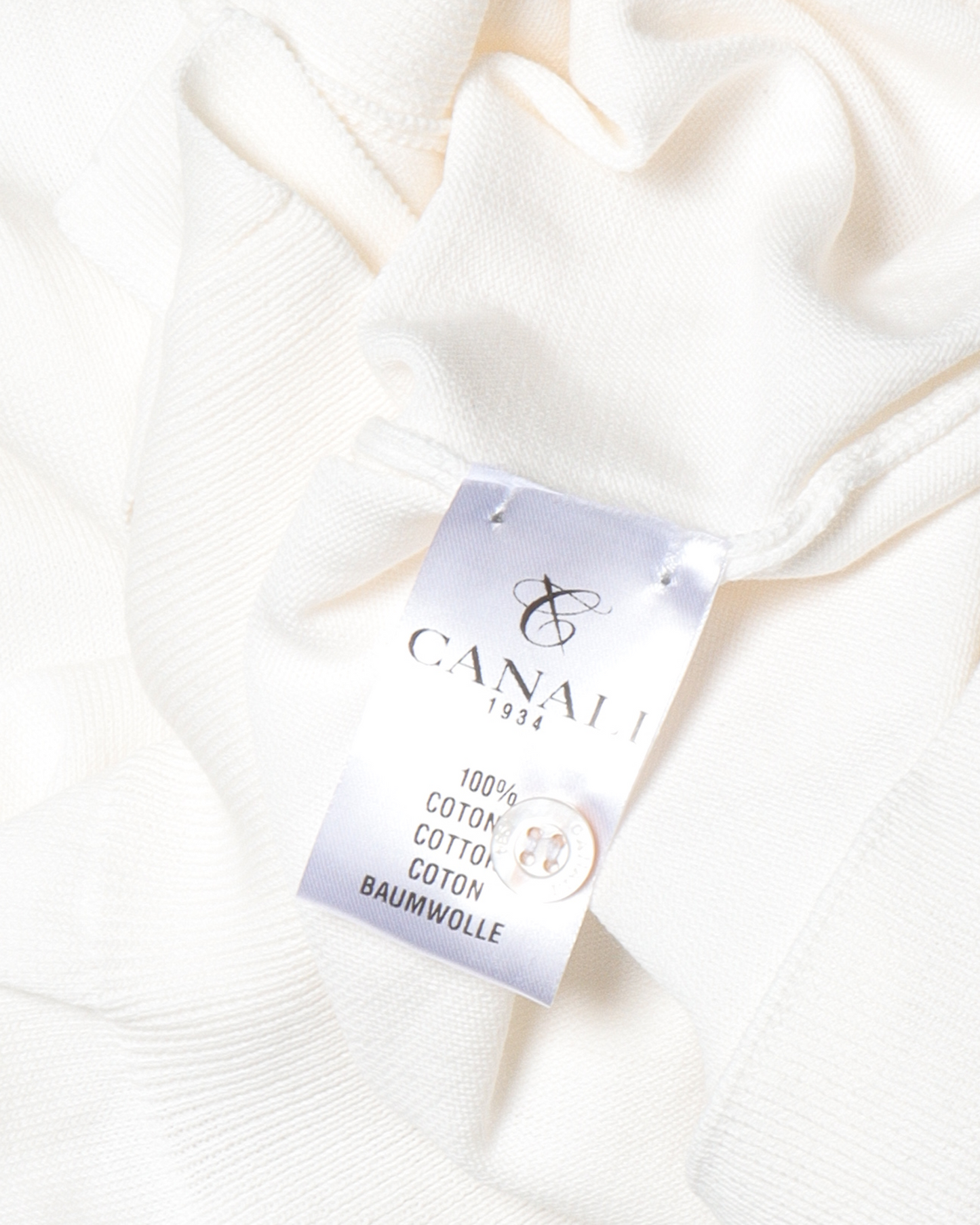 Knitted Cotton Polo Shirt