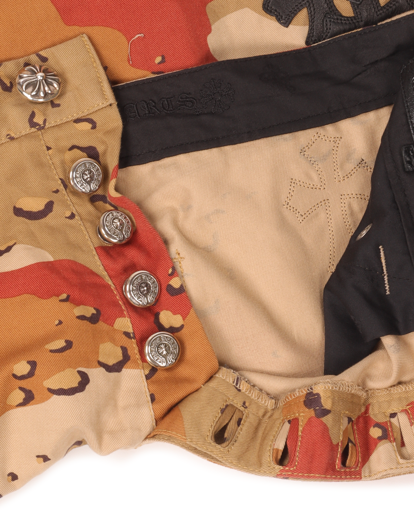 Sex Records Tan Camo Carpenter Shorts