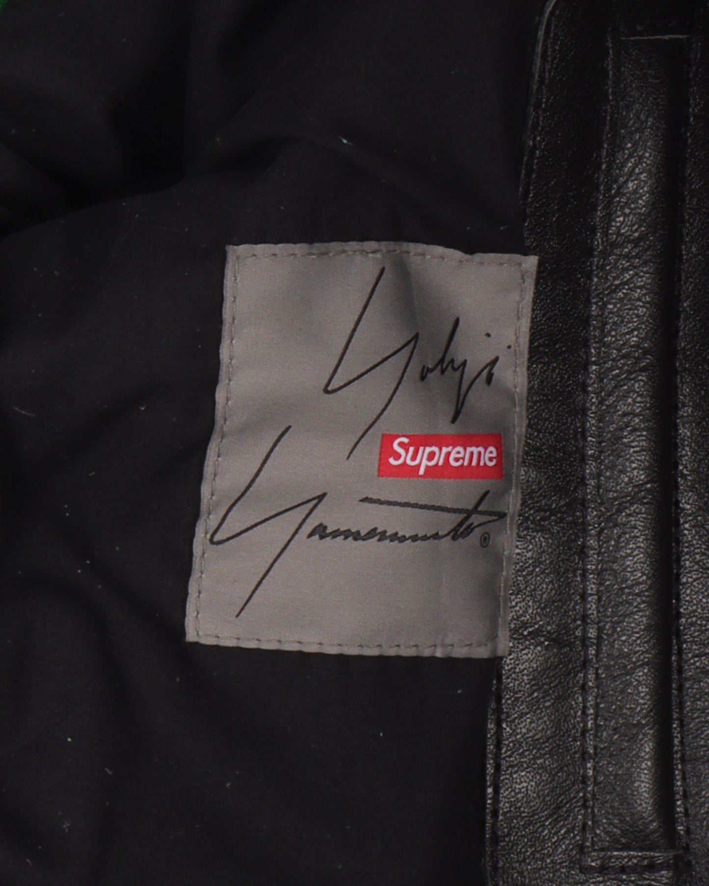 Yohji Yamamoto Vanson Leathers Split Jacket