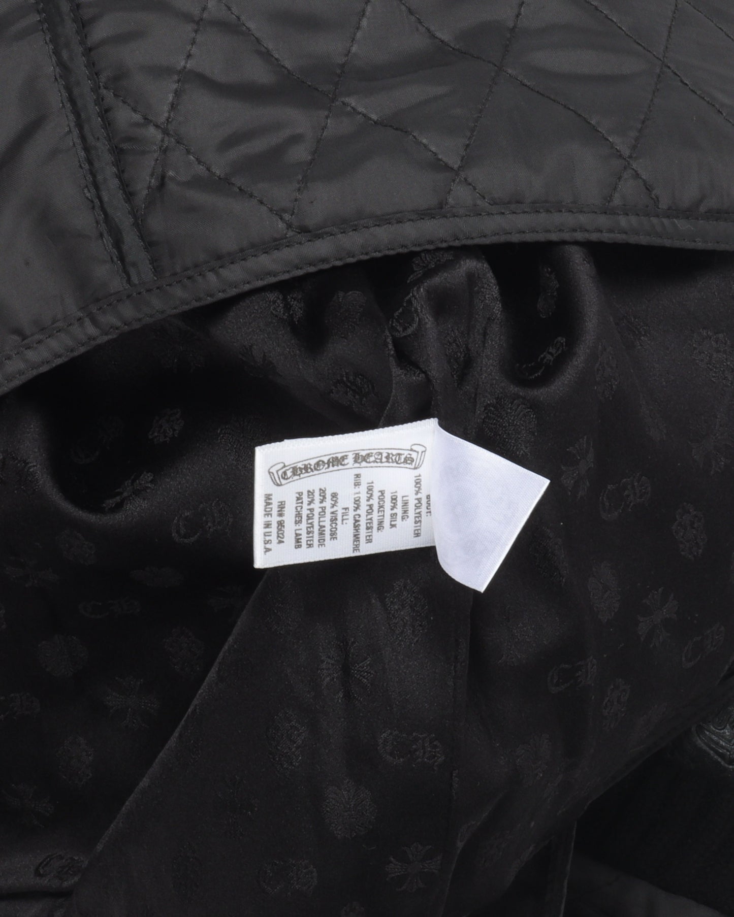 Papa Cross Quilted Nylon Vest