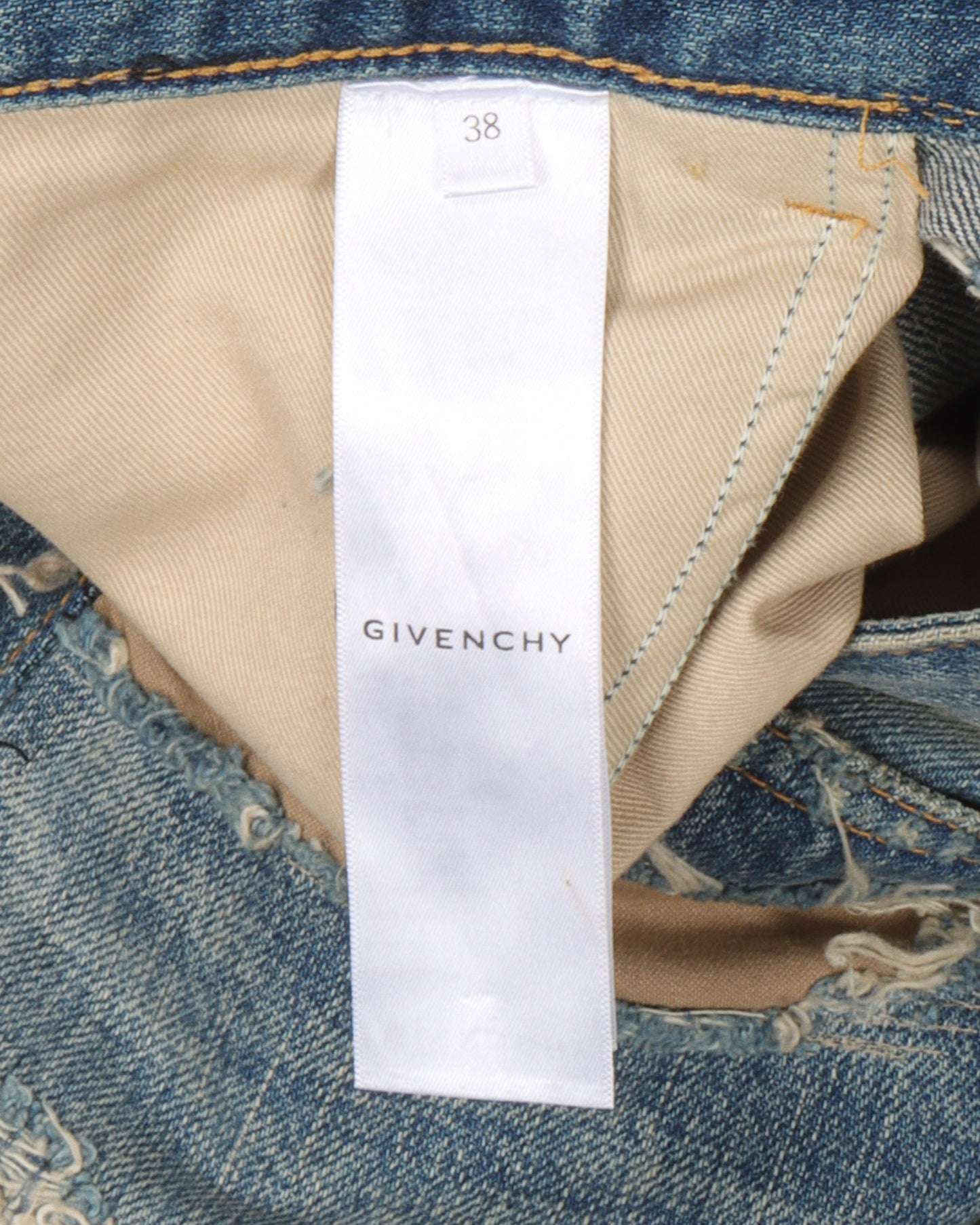 Distressed Light Wash Jeans