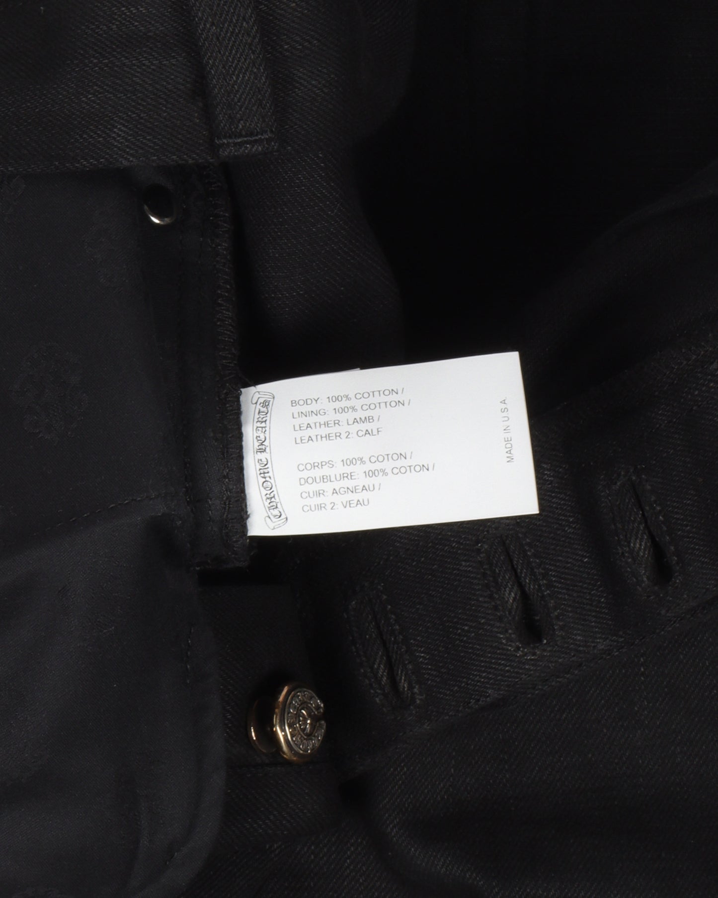 Multicolor Cross Patch Jeans