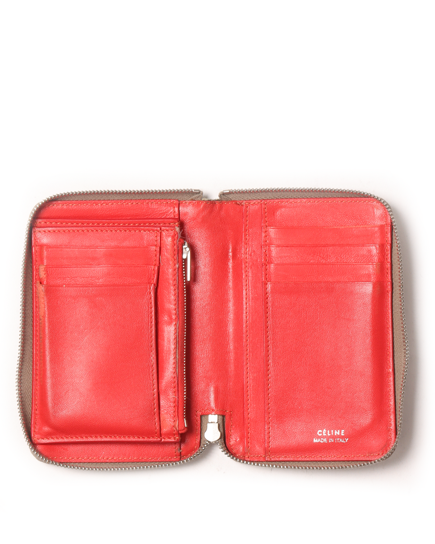 Leather Zipper Wallet