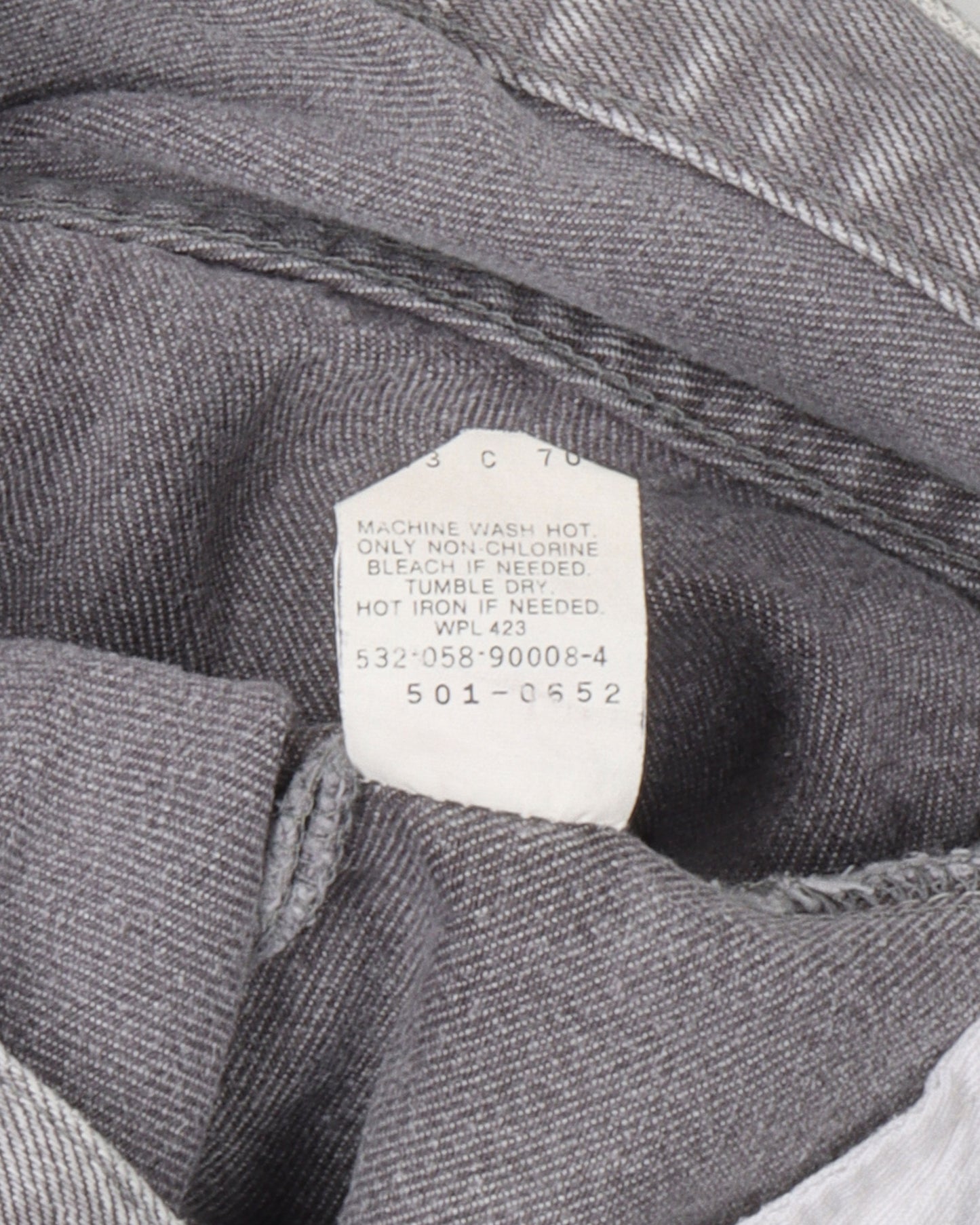 Levi's 501 Light Grey Jeans