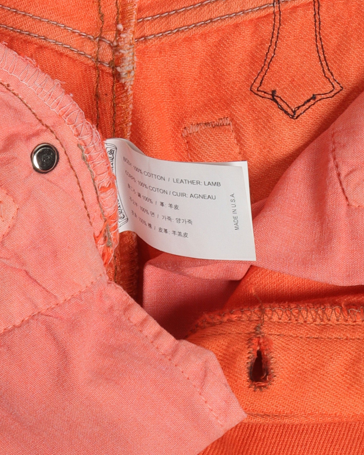 Off-White Levi's Exclusive Flared Cross Patch Denim
