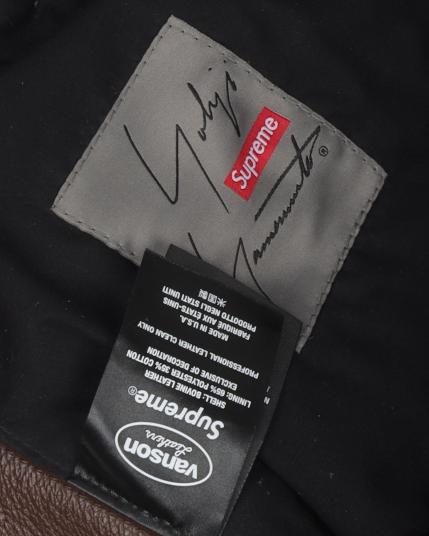 Yohji Yamamoto Vanson Leathers Split Pant