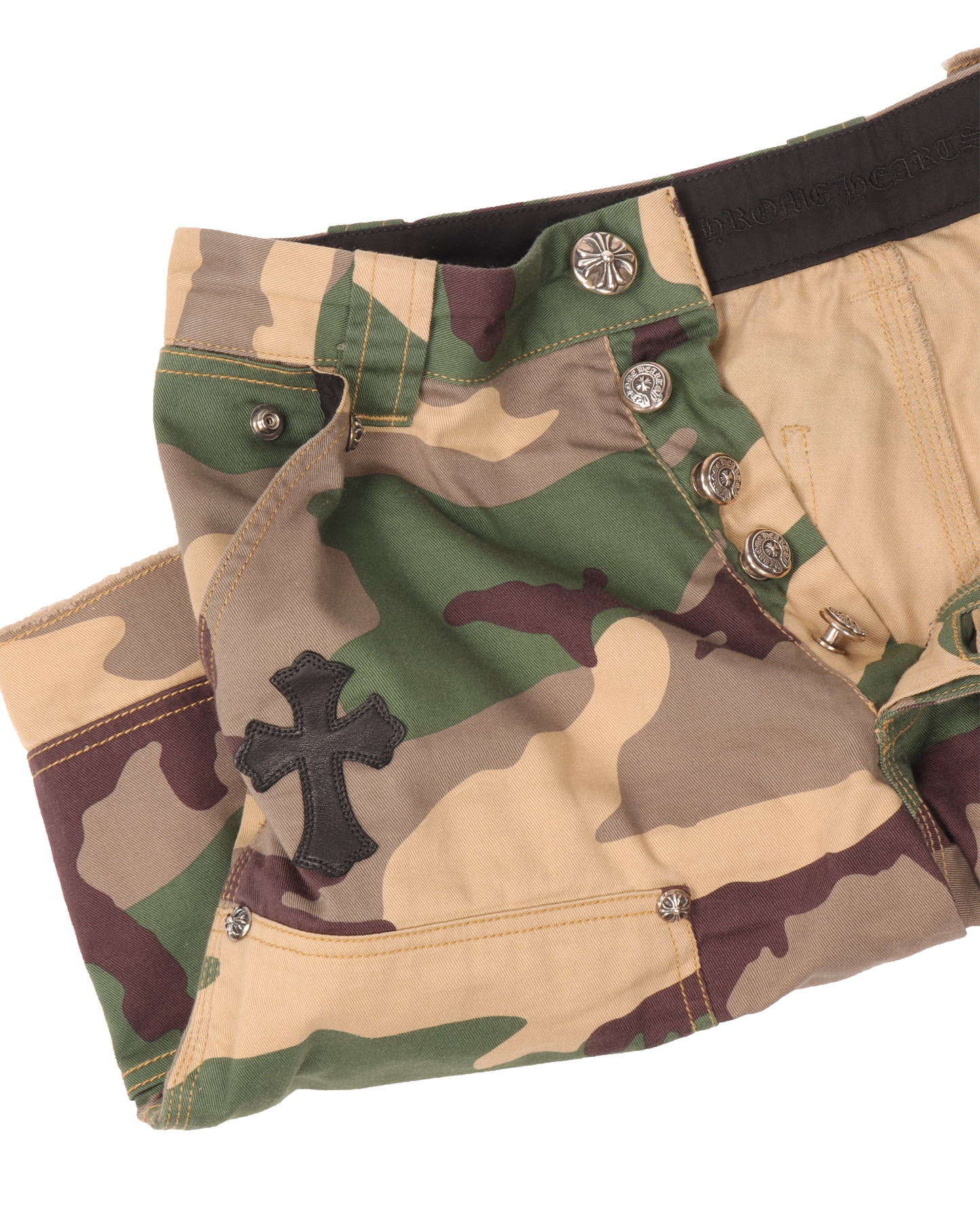 Sex Records Green Camo Carpenter Short