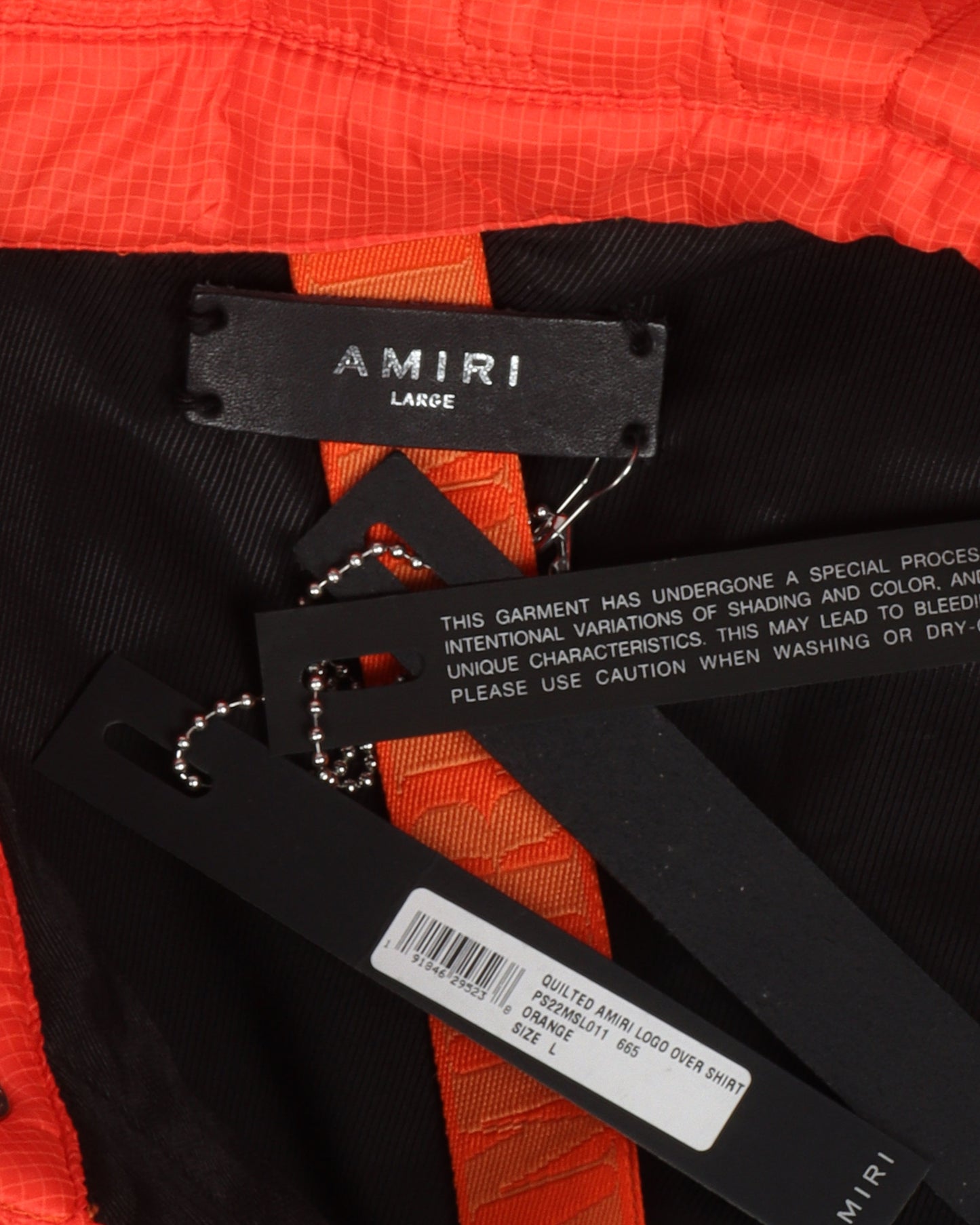 Padded Quilt Logo Button Shirt