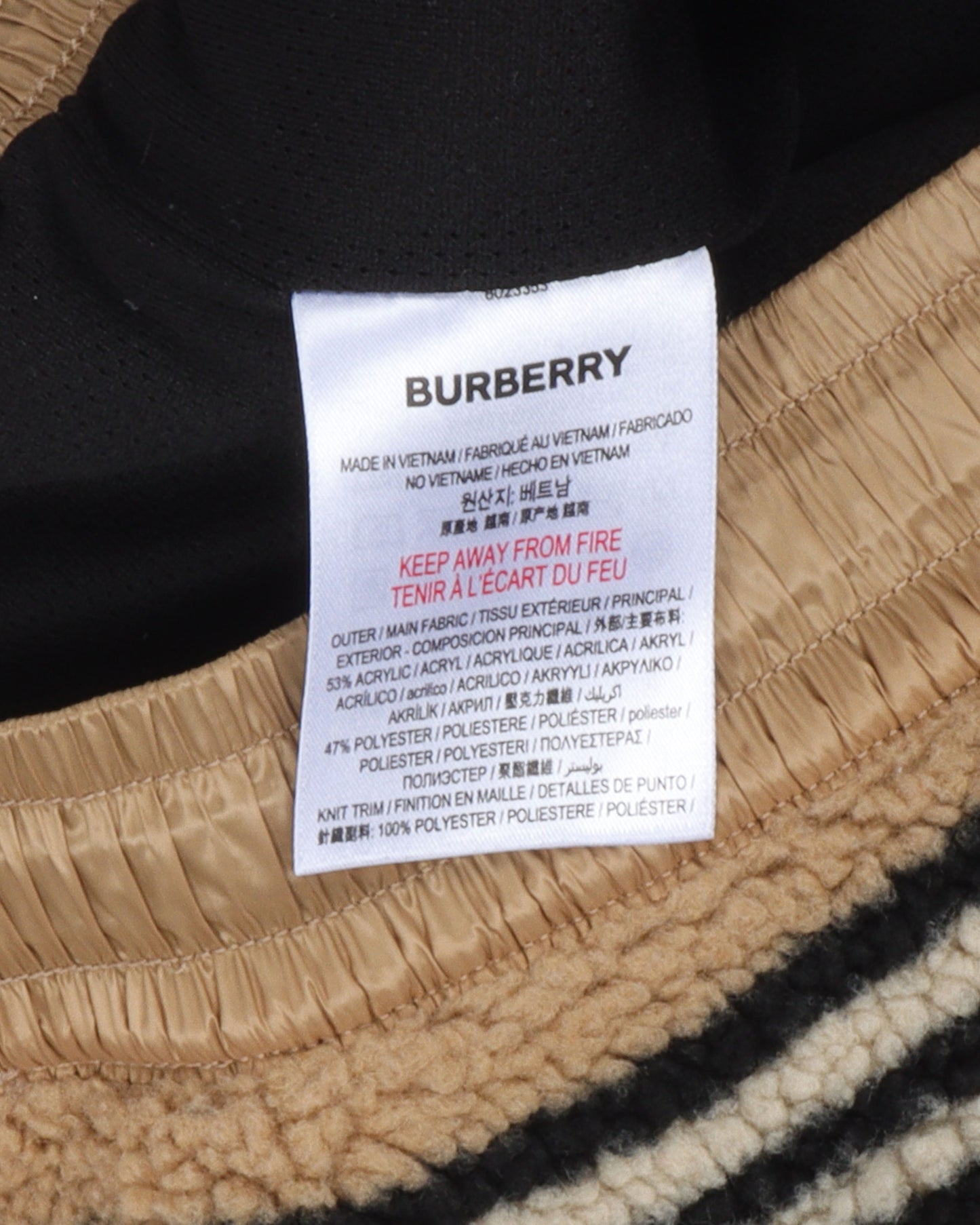 Stripped Fleece Shorts