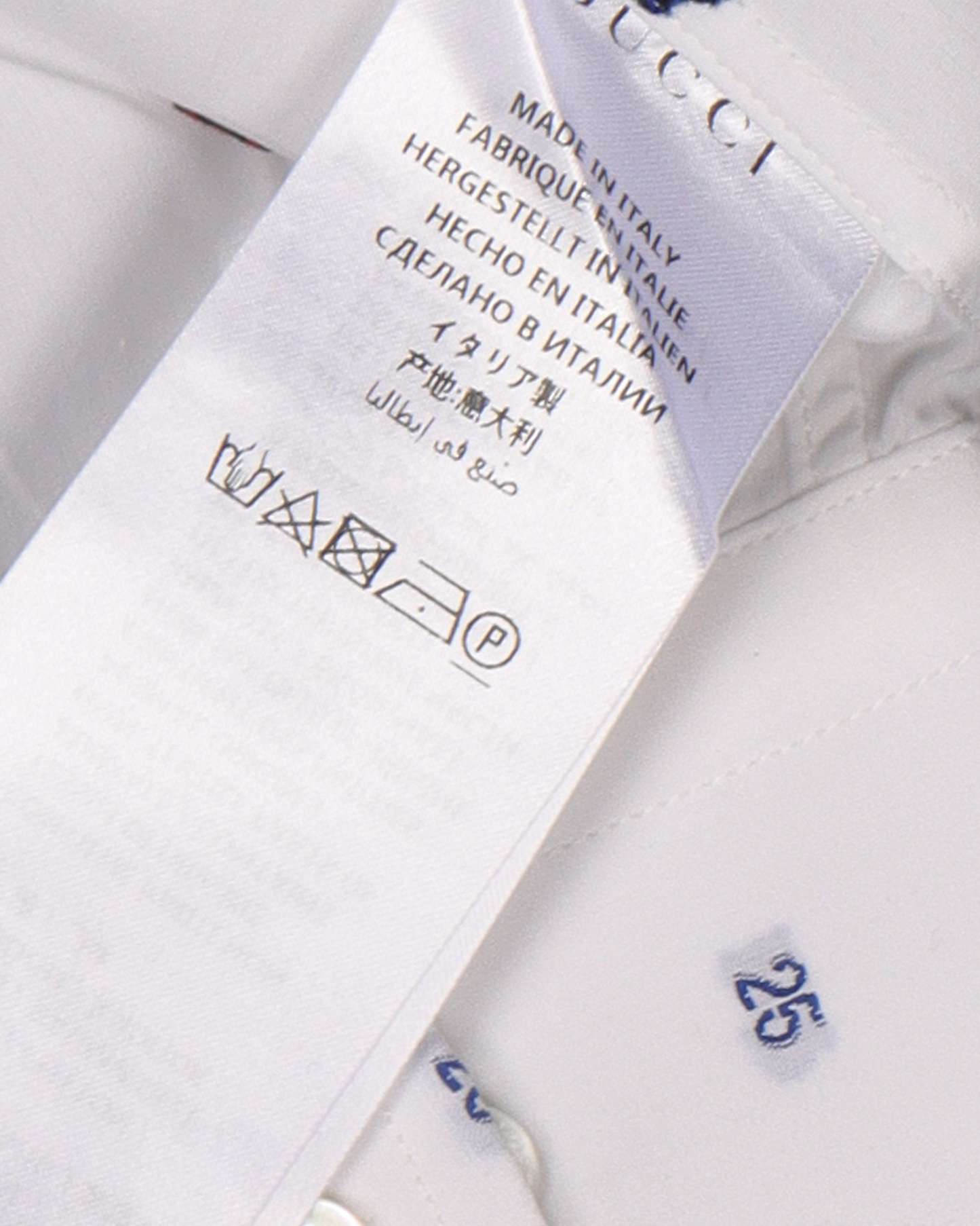 Bee Monogram Collared Shirt