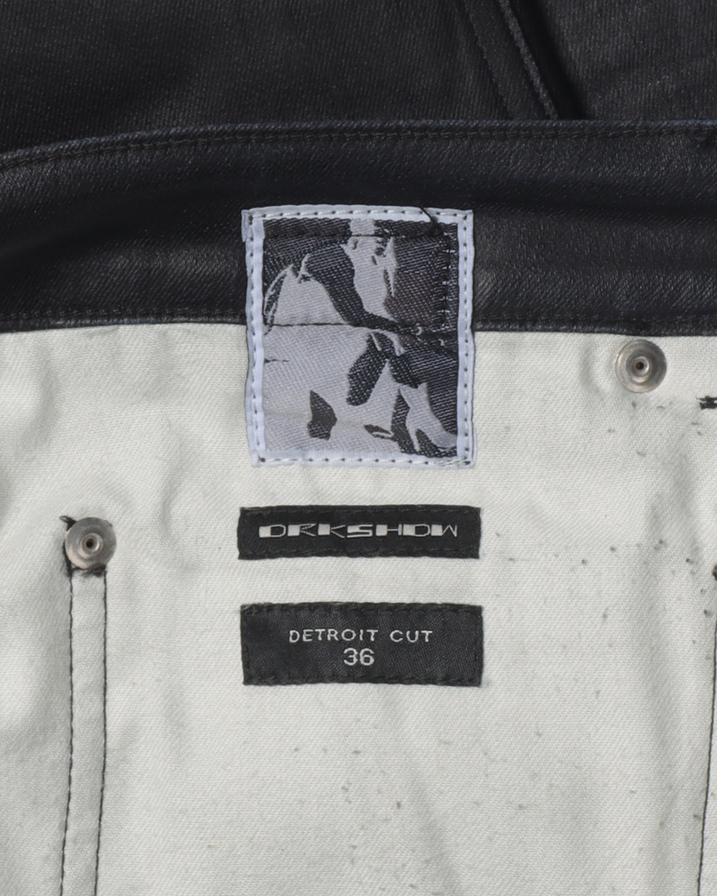 Waxed Detroit Cut Denim