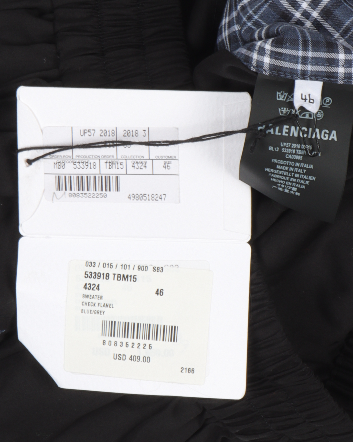 Plaid Color Block Jacket