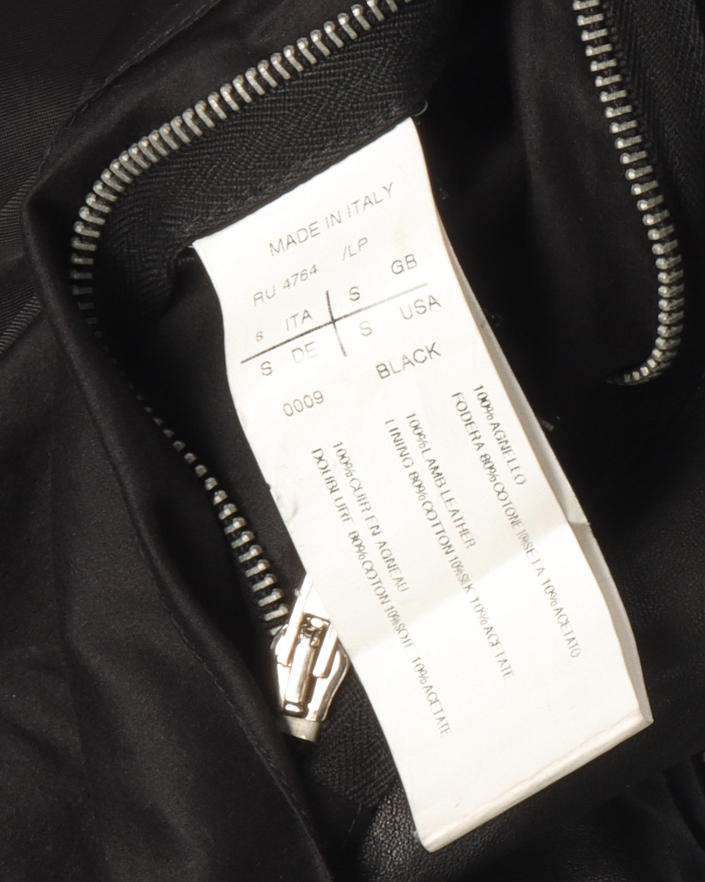 FW09 "CRUST" Hammered Lamb Leather Stooges Jacket