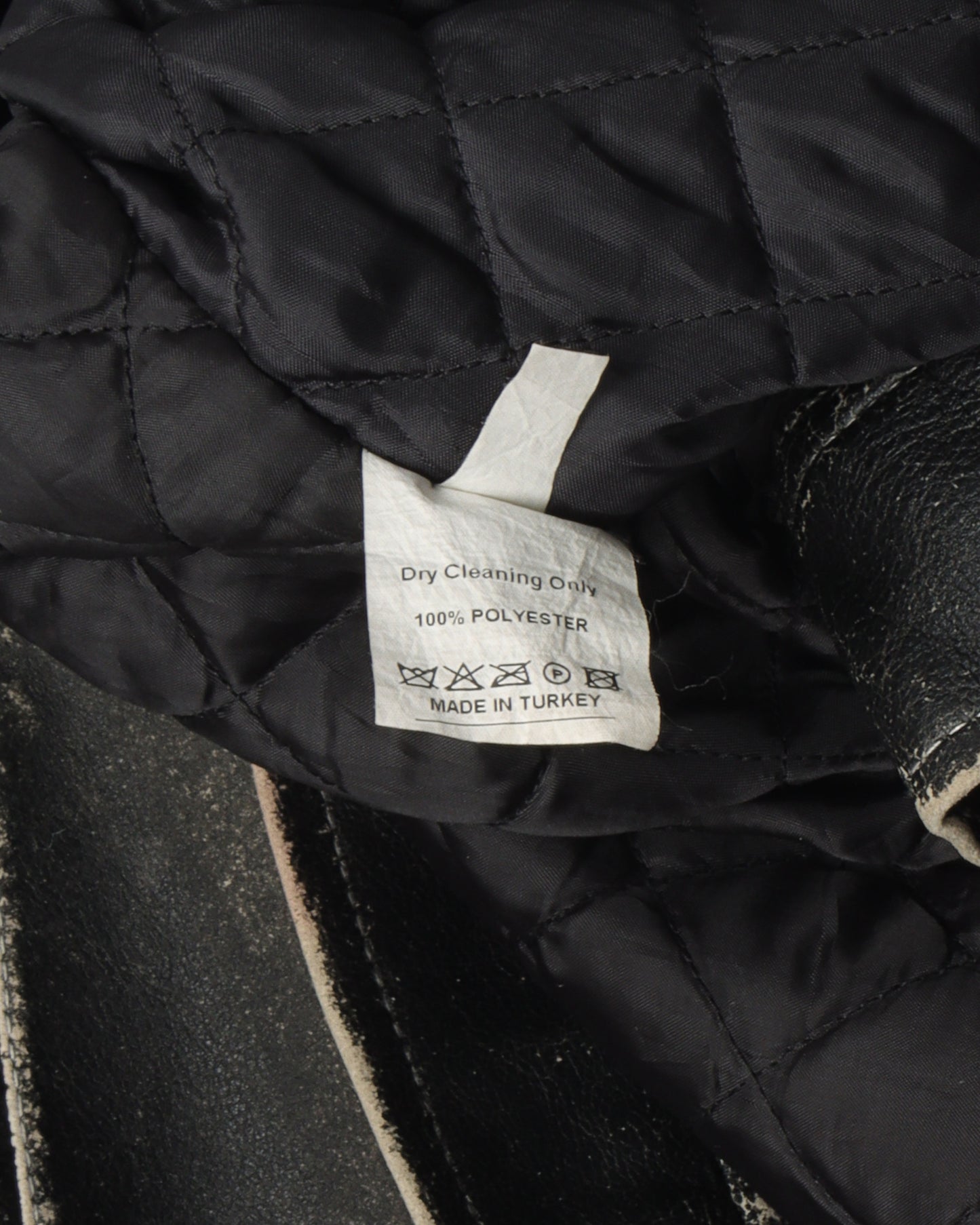 Mission Tribal Face Faux Leather Jacket