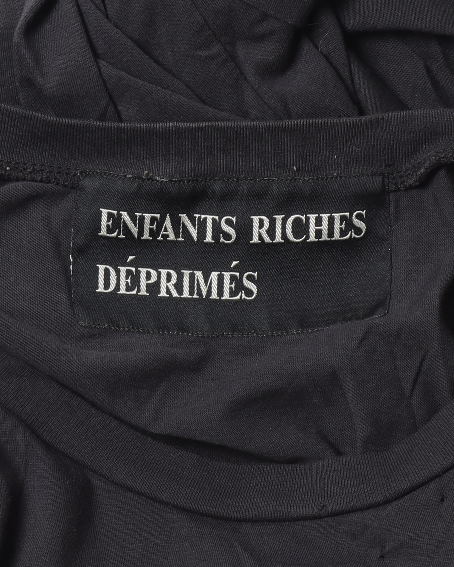 Black Distressed T-Shirt