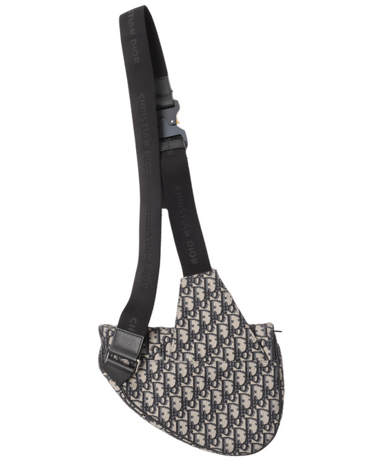 Jacquard Monogram Saddlebag