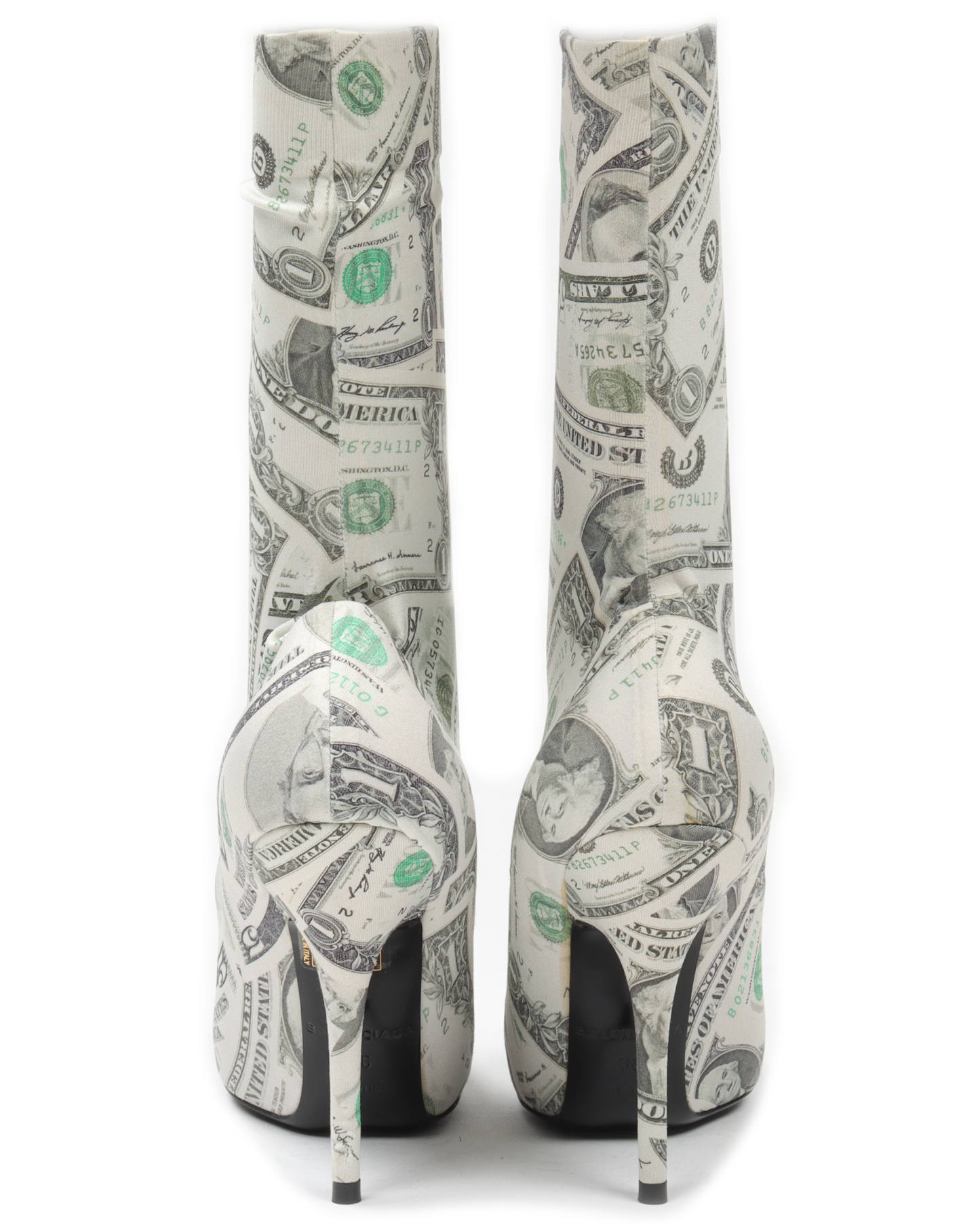 Dinero Money Sock-Heels