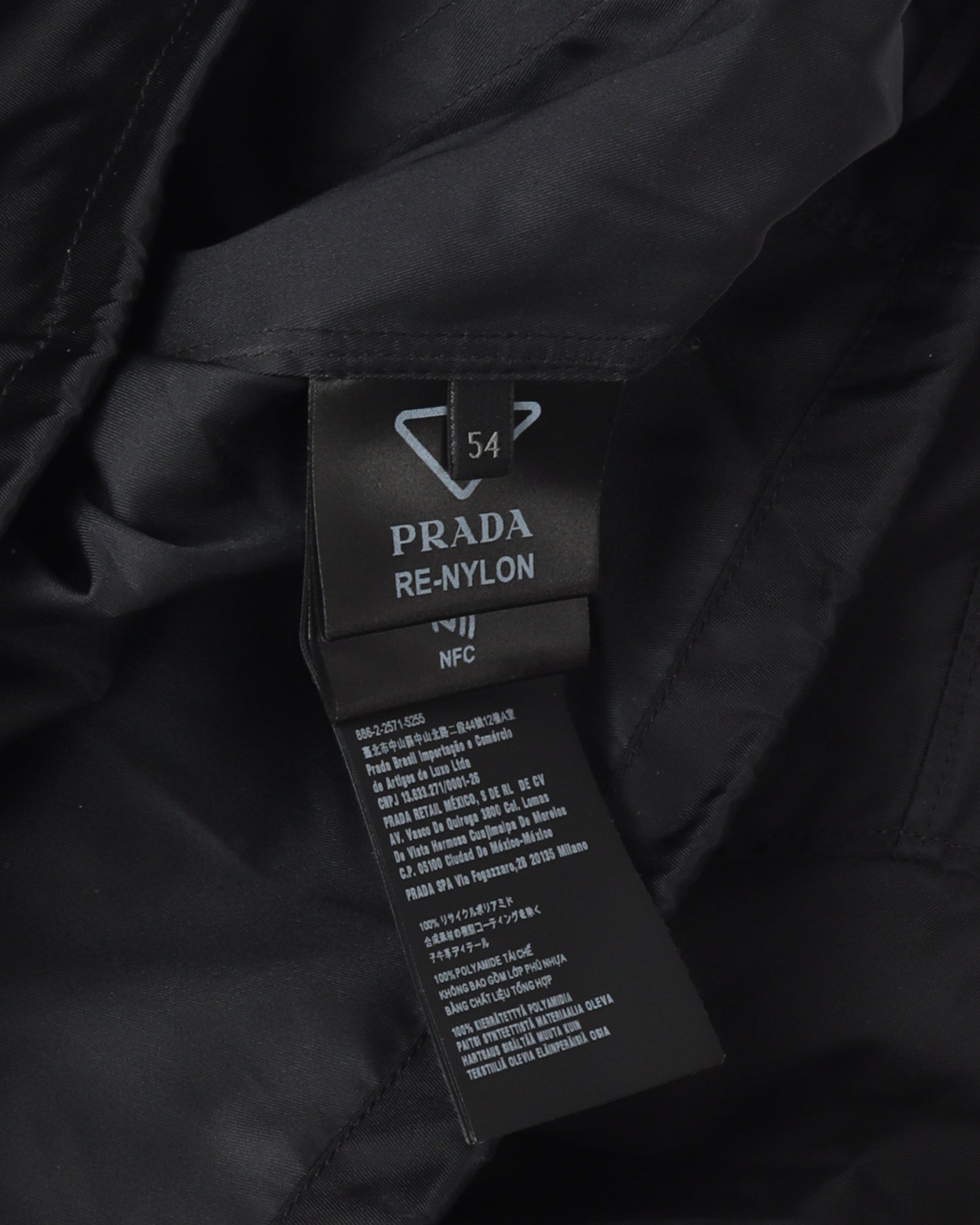 RE-Nylon Zip Up Shirt
