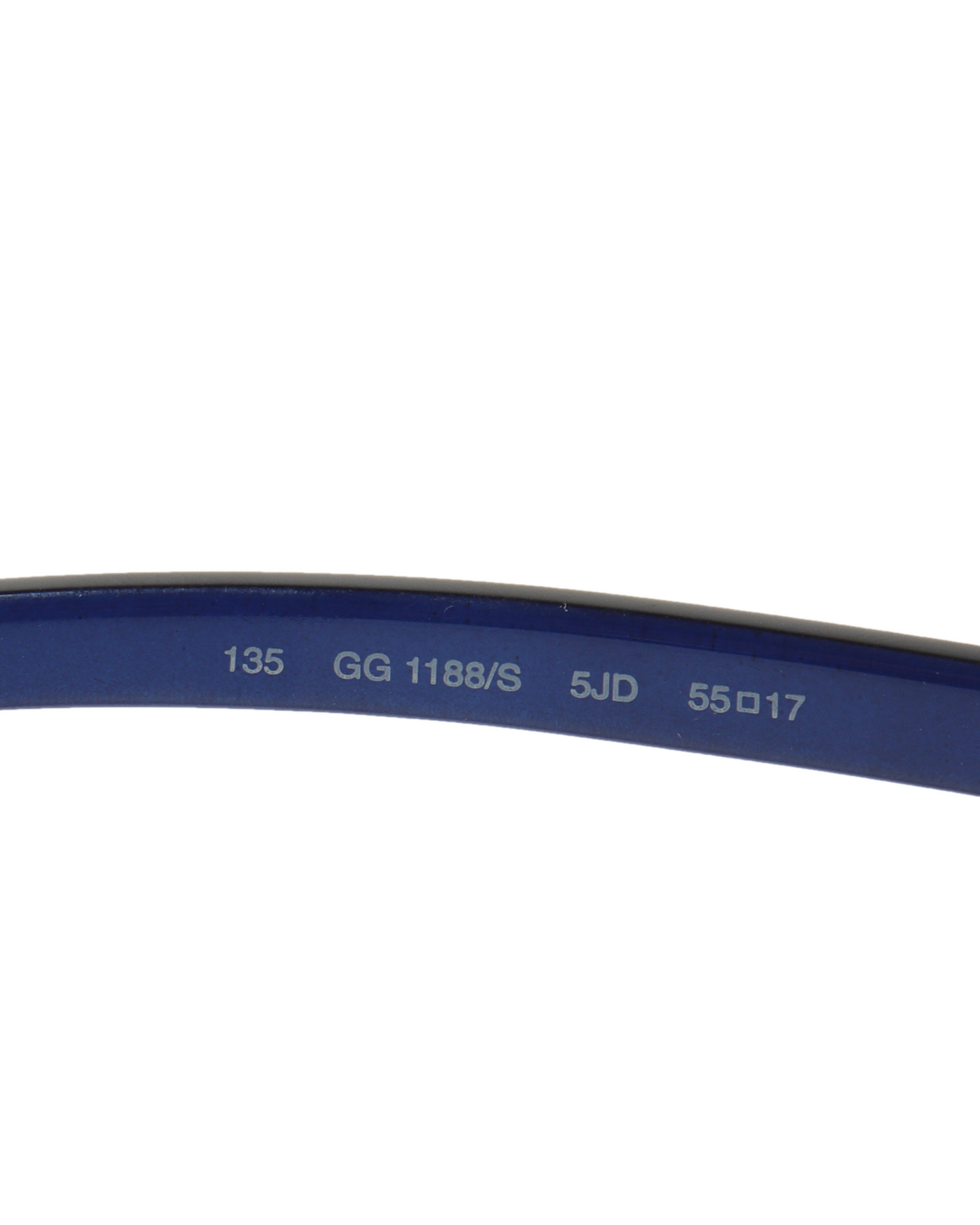Vintage Blue Oval Sunglasses