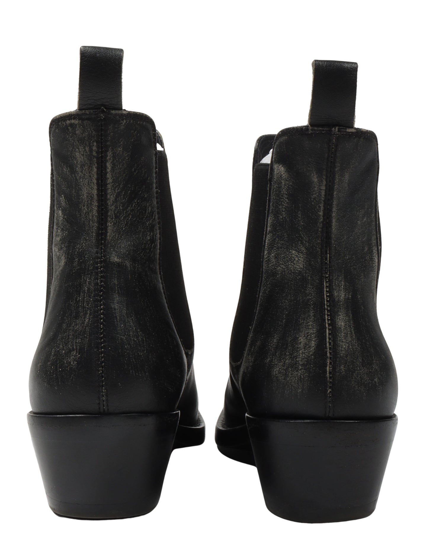 Distressed Western Chris Steel-Toe Chelsea Boots