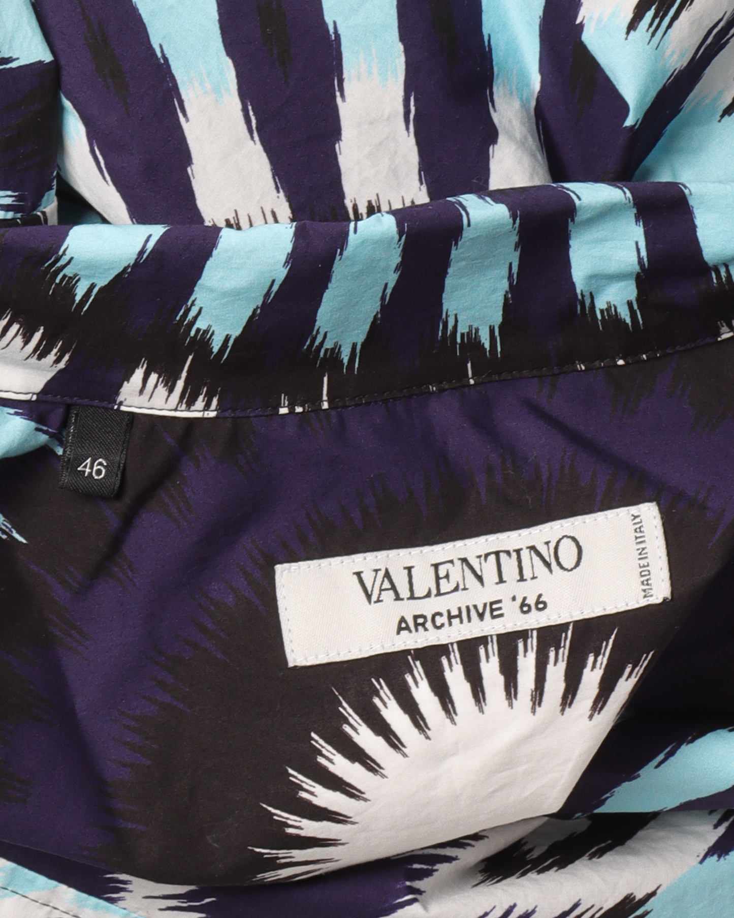 Printed Button Down Shirt "Archive 66"