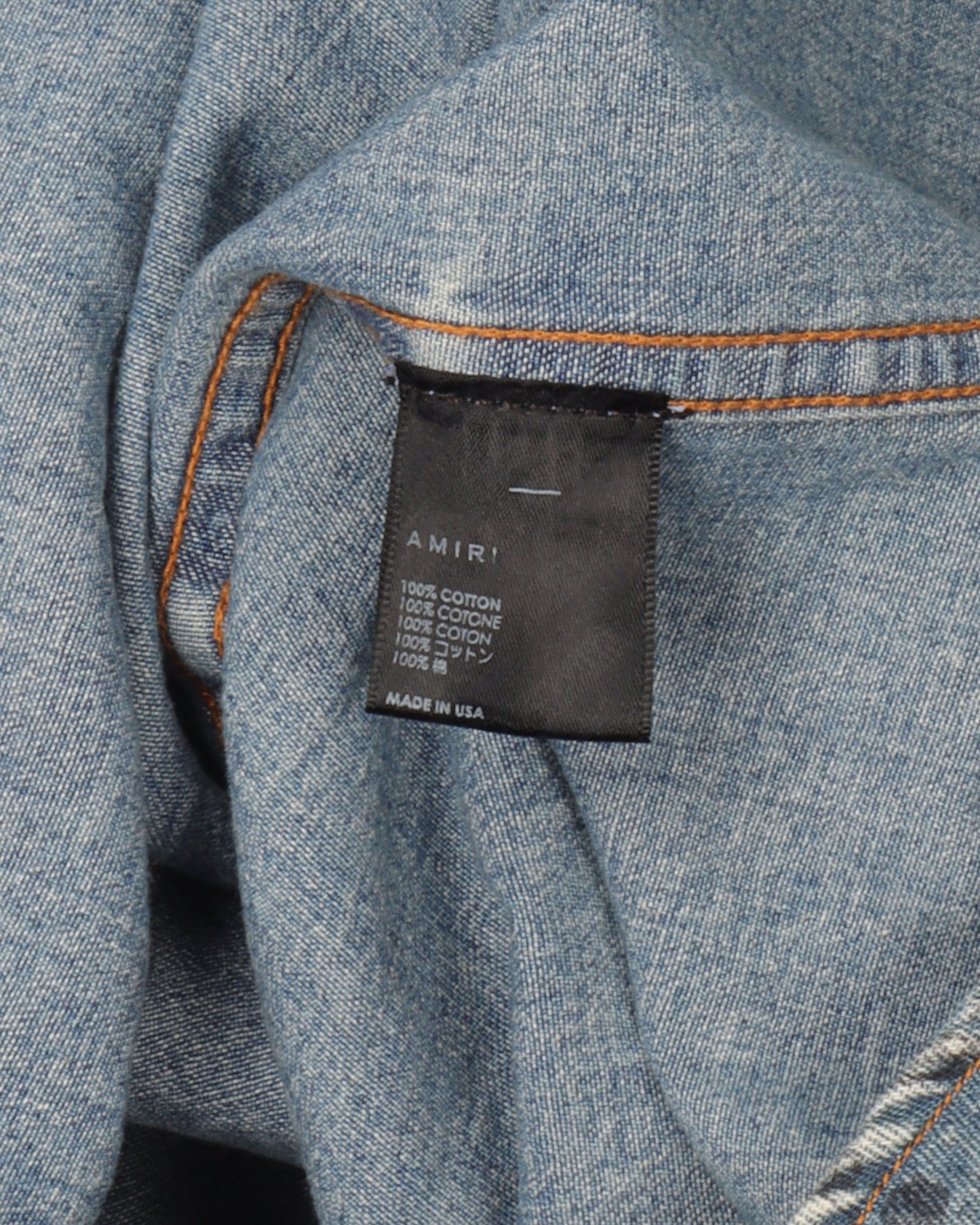 Arts District Denim Stencil Shirt