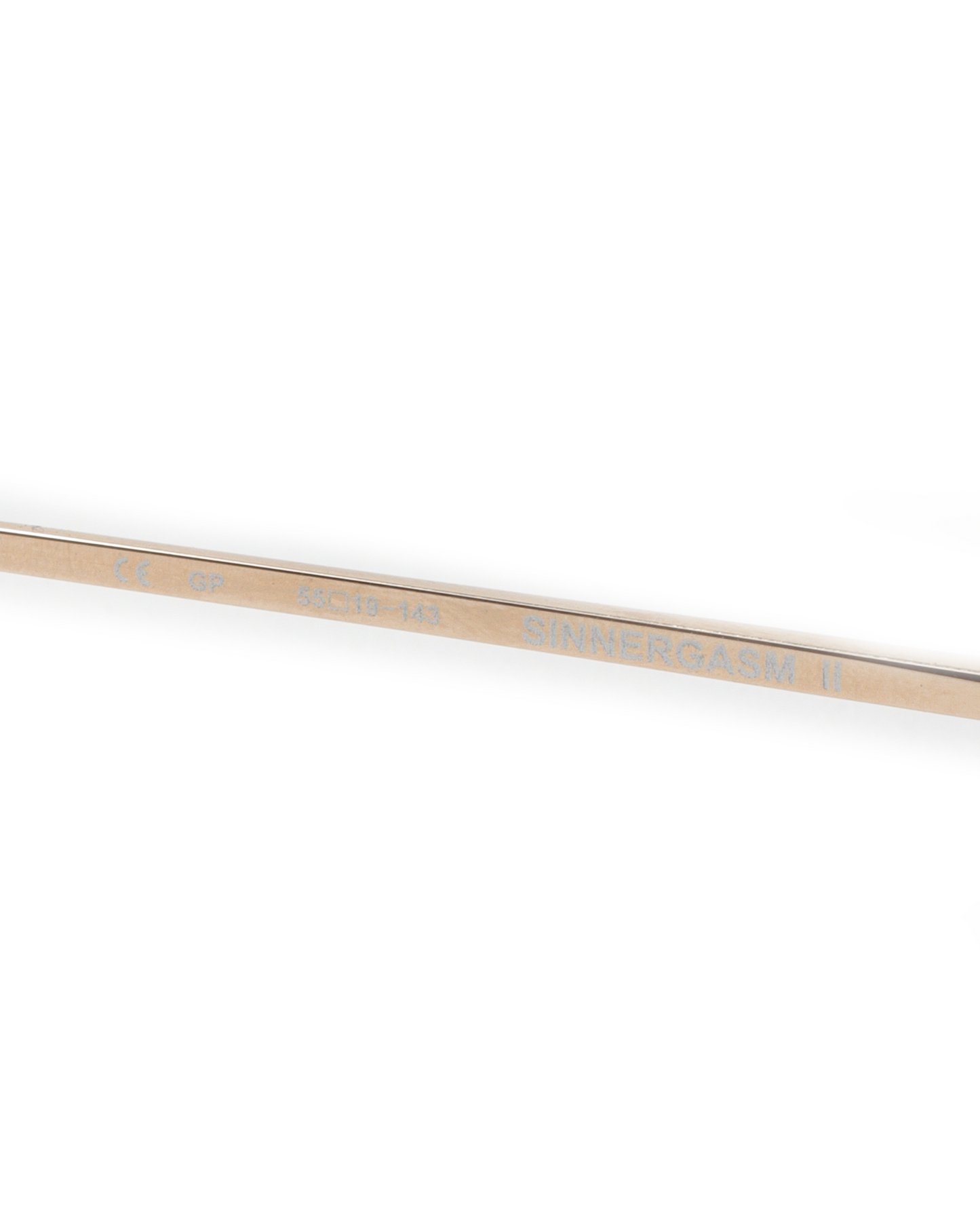 "SINNERGASM II" Custom Gold Plated Sunglasses