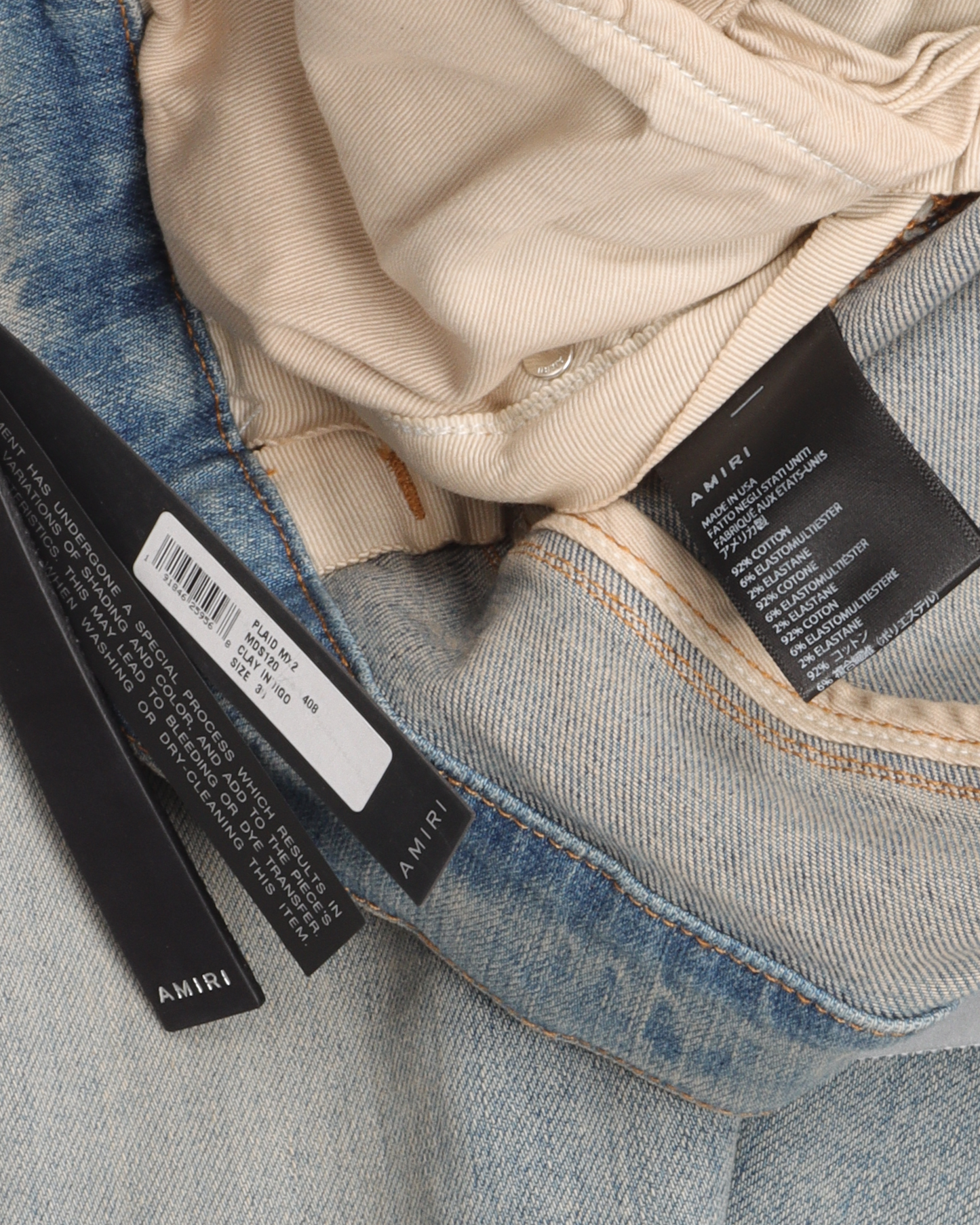 MX-2 Plaid Knee-Zip Denim