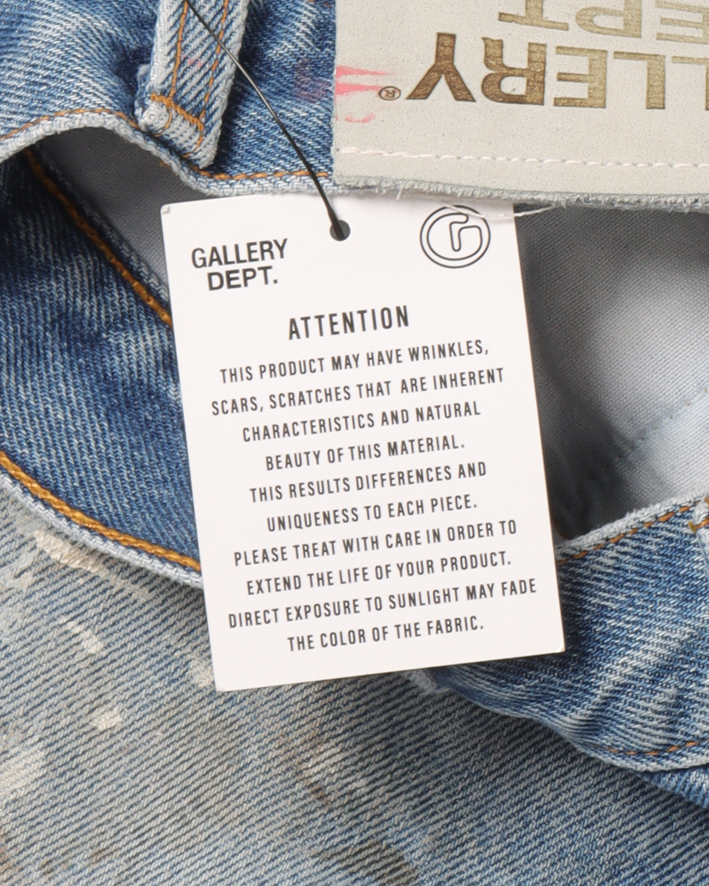 Paint Splatter Denim