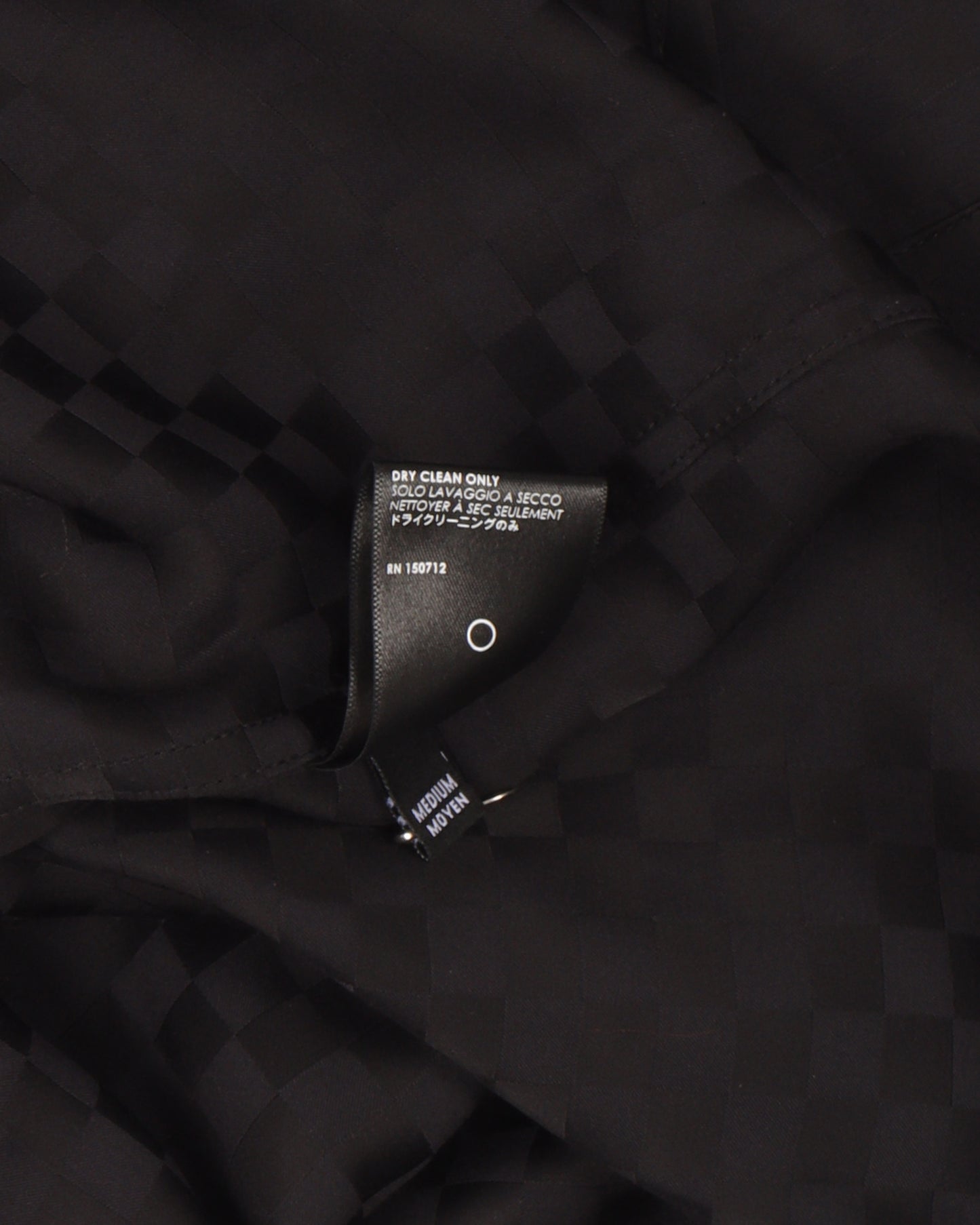 Tonal Checkered Button Up Shirt