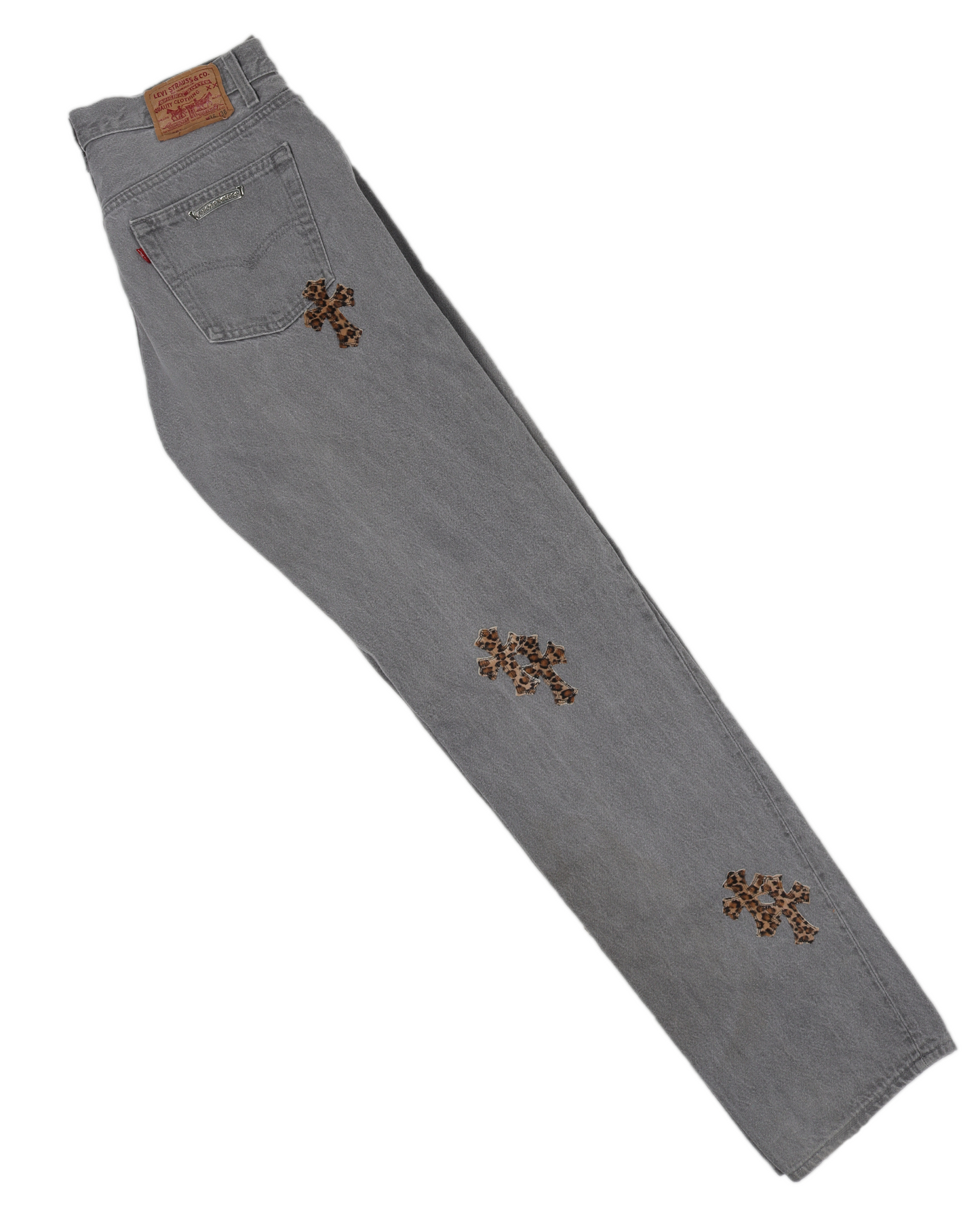 LEVI'S LEOPARD CROSS PATCH DENIM