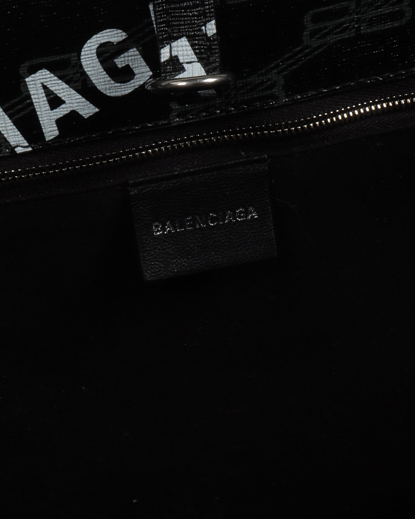 Monogram Jacquard Leather Tote Bag